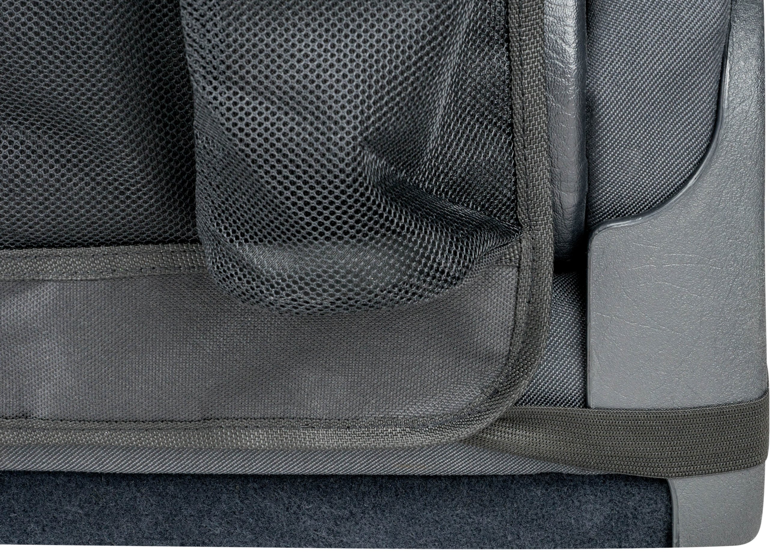 Auto-Organizer Multibag, Rückenlehnenschutz mit Taschen 64x40 cm schwarz