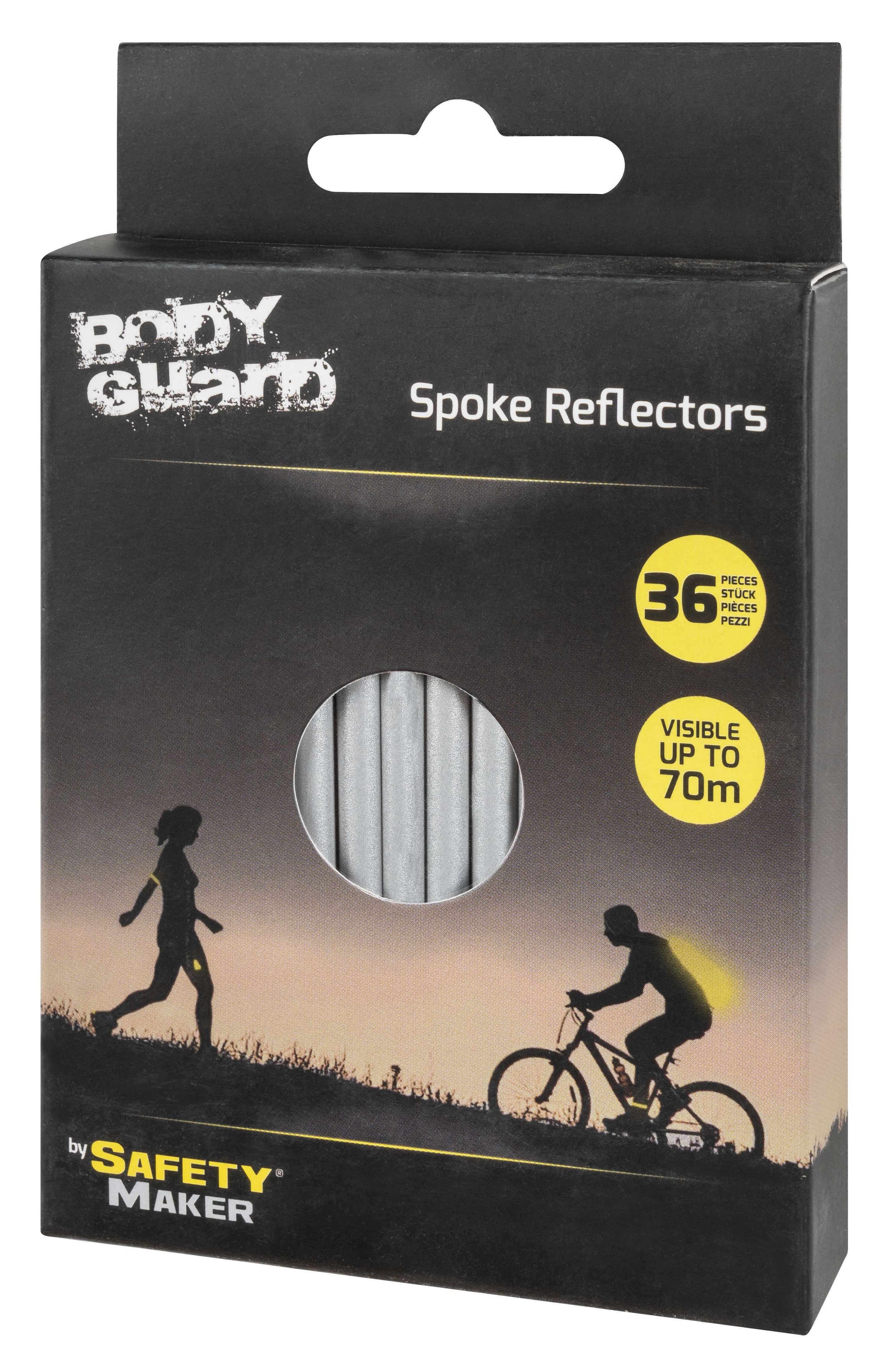 Spaakstaafjes 36 stuks zilver reflecterend
