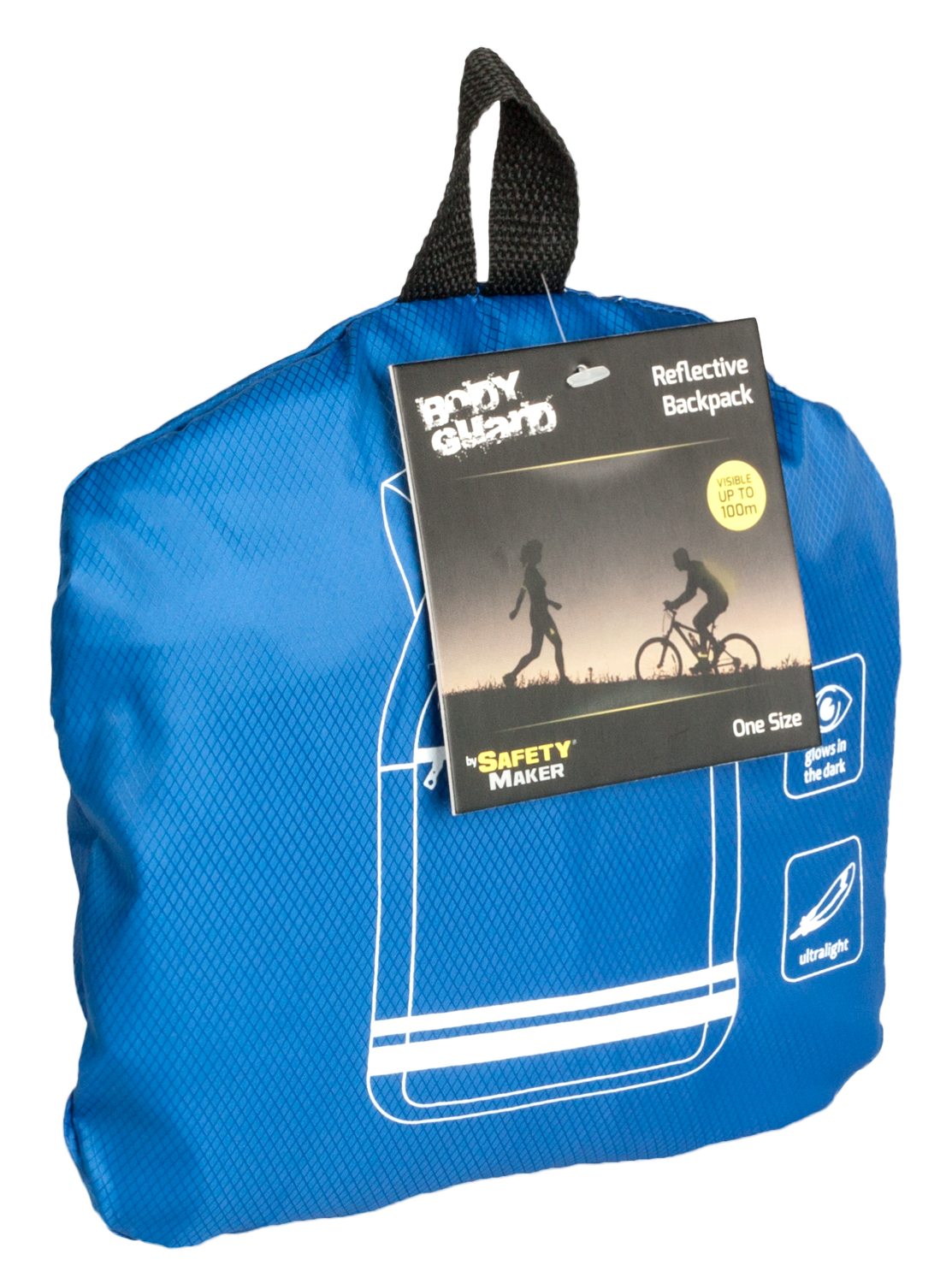 Foldable backpack blue