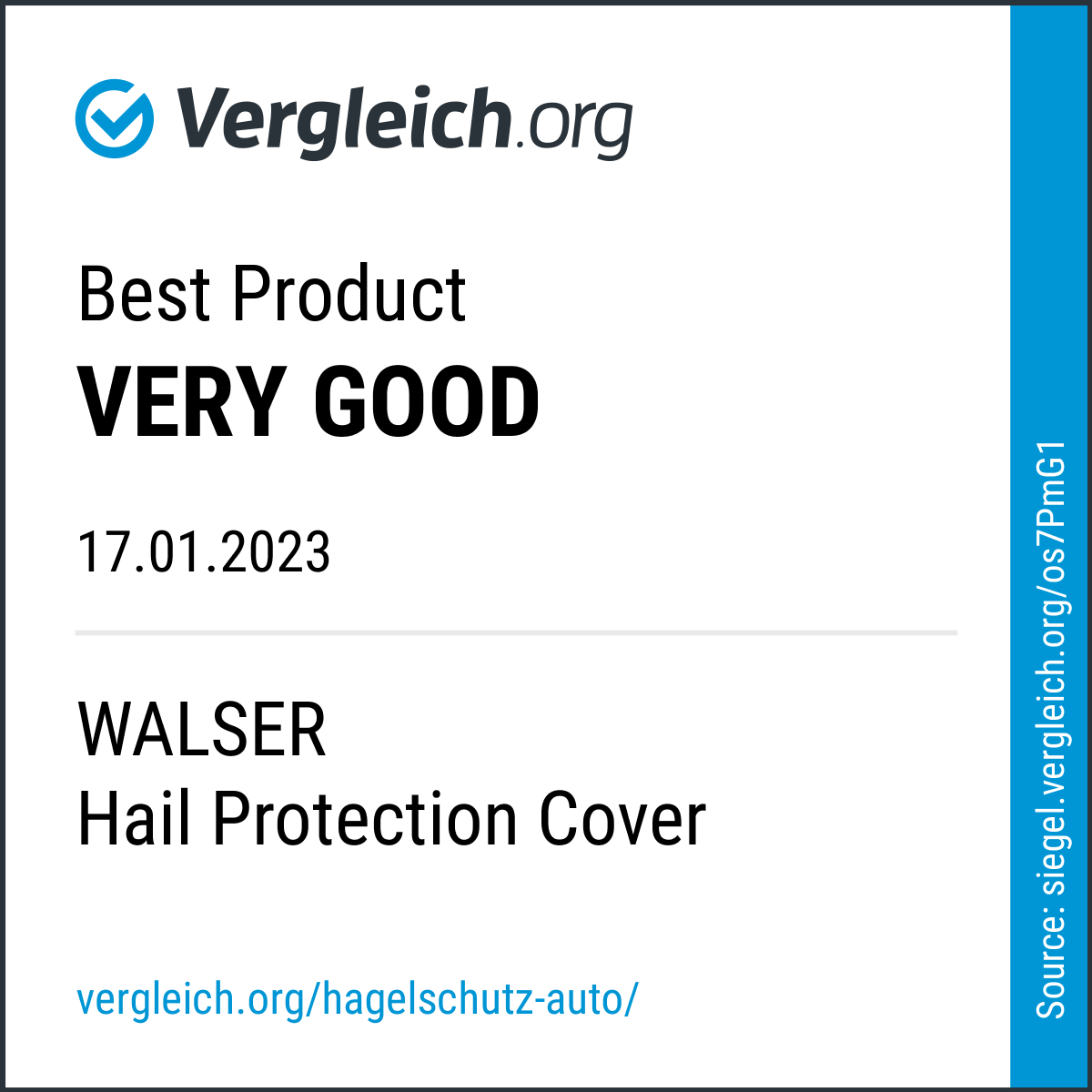 Car hail protection cover Hybrid UV Protect size L