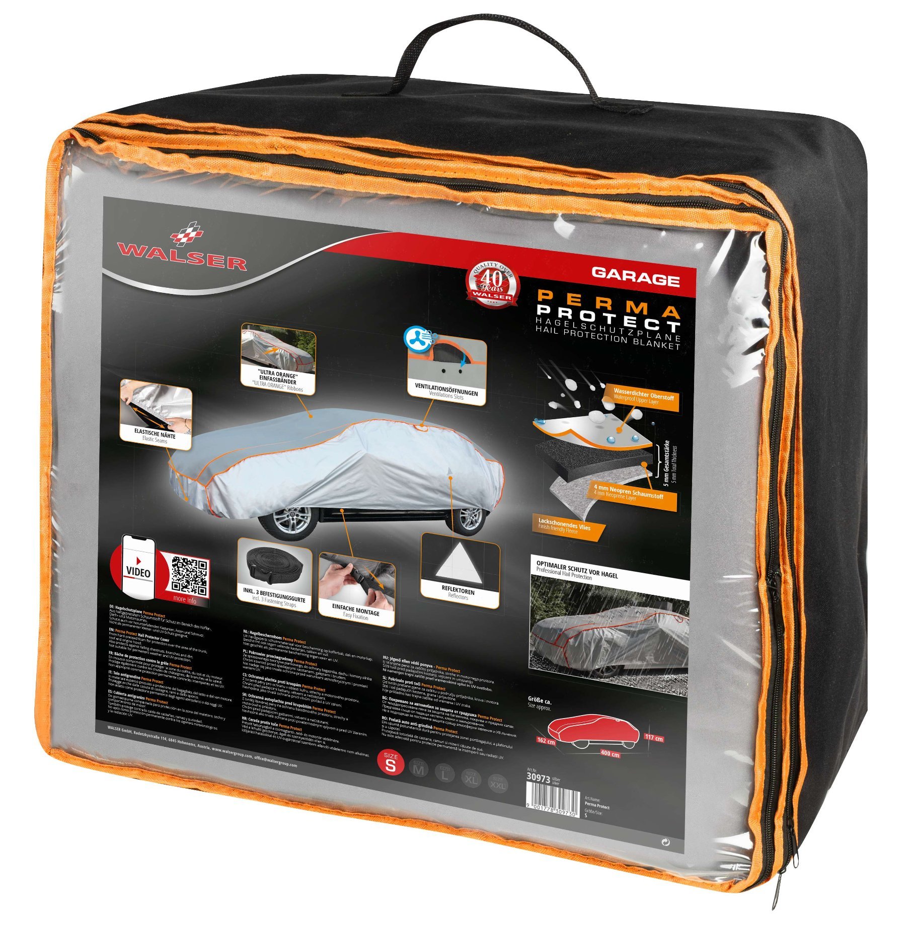 Auto-hagelbeschermhoes Perma Protect S