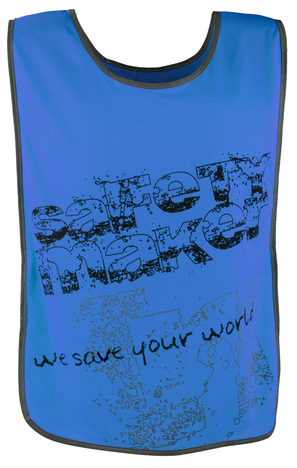 Freizeitweste mit reflektierenden Designelementen L/XL blau