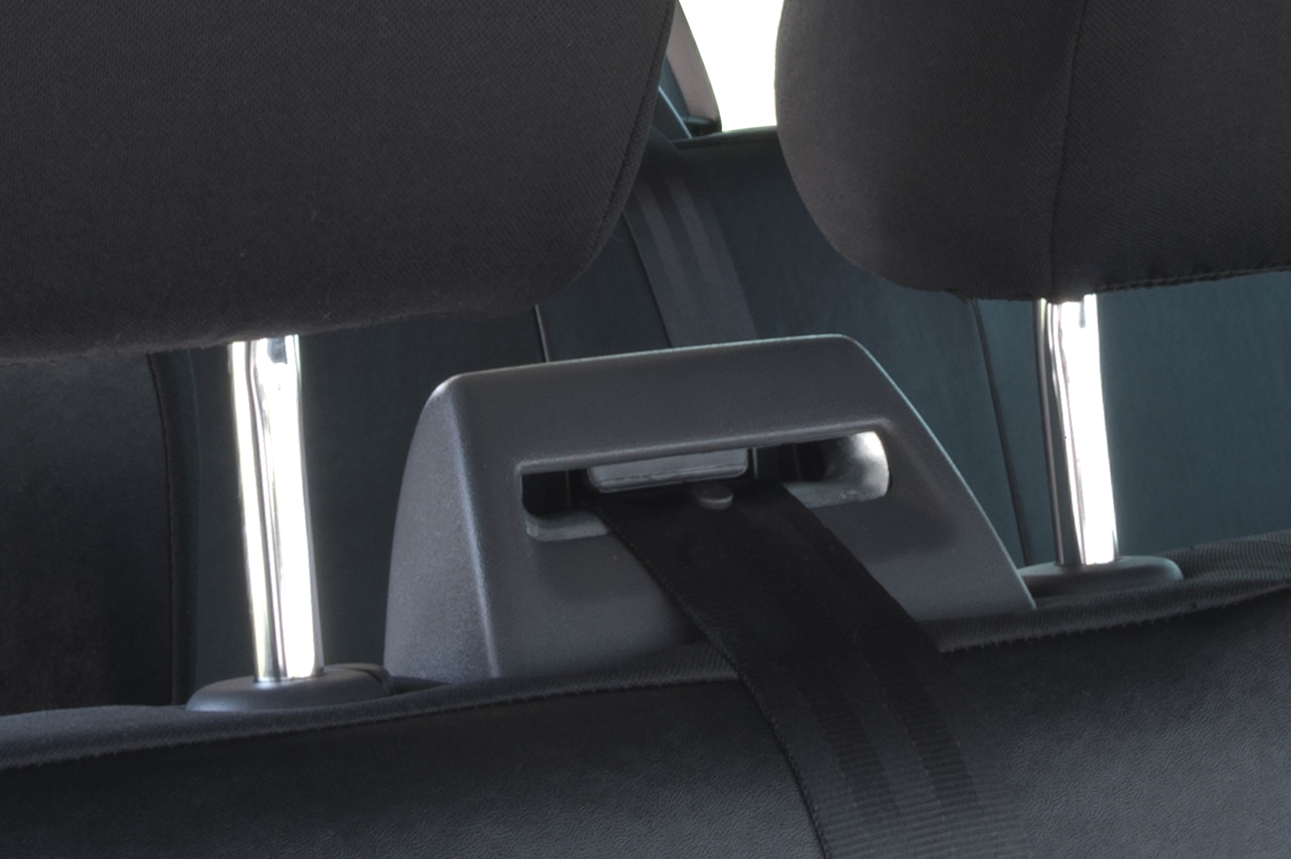 Autostoelhoes Transporter Fit Kunstleer antraciet geschikt voor VW T5, Dubbele Bank achteraan