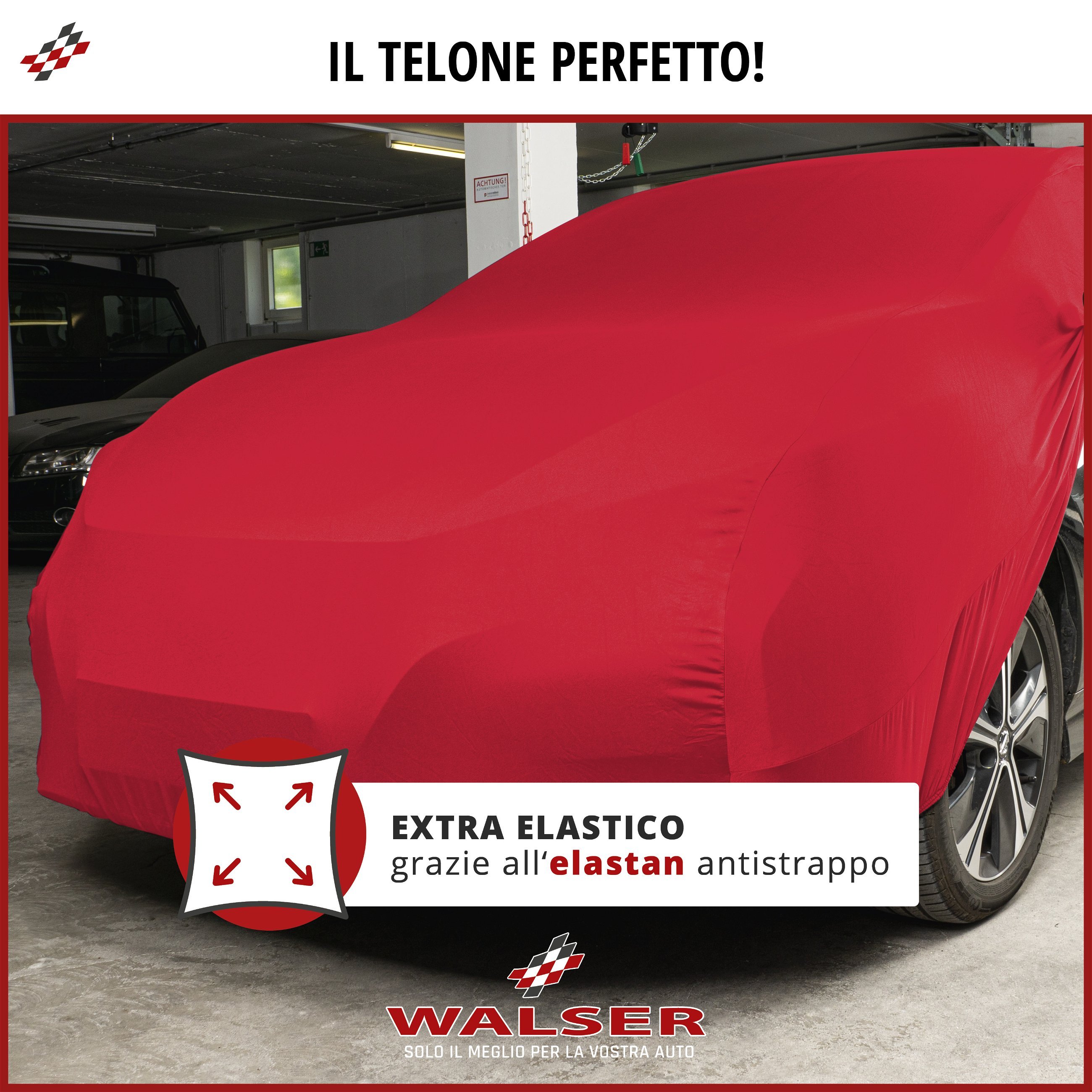 Telone protettivo Indoor Stretch Plus Kombi dimensione XL rosso
