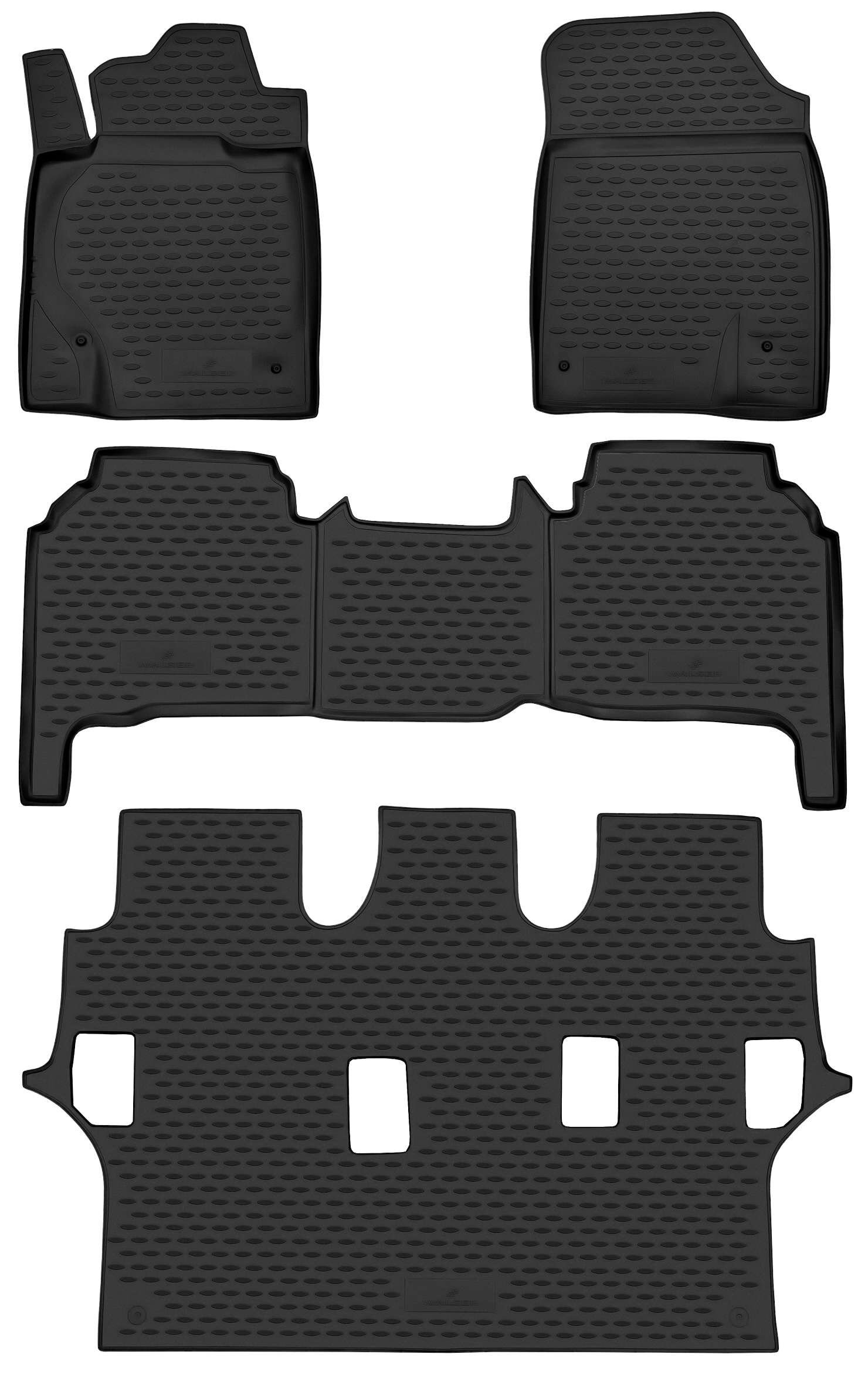 Tapis en caoutchouc XTR pour Toyota Land Cruiser (J20) 08/2007 - 2012