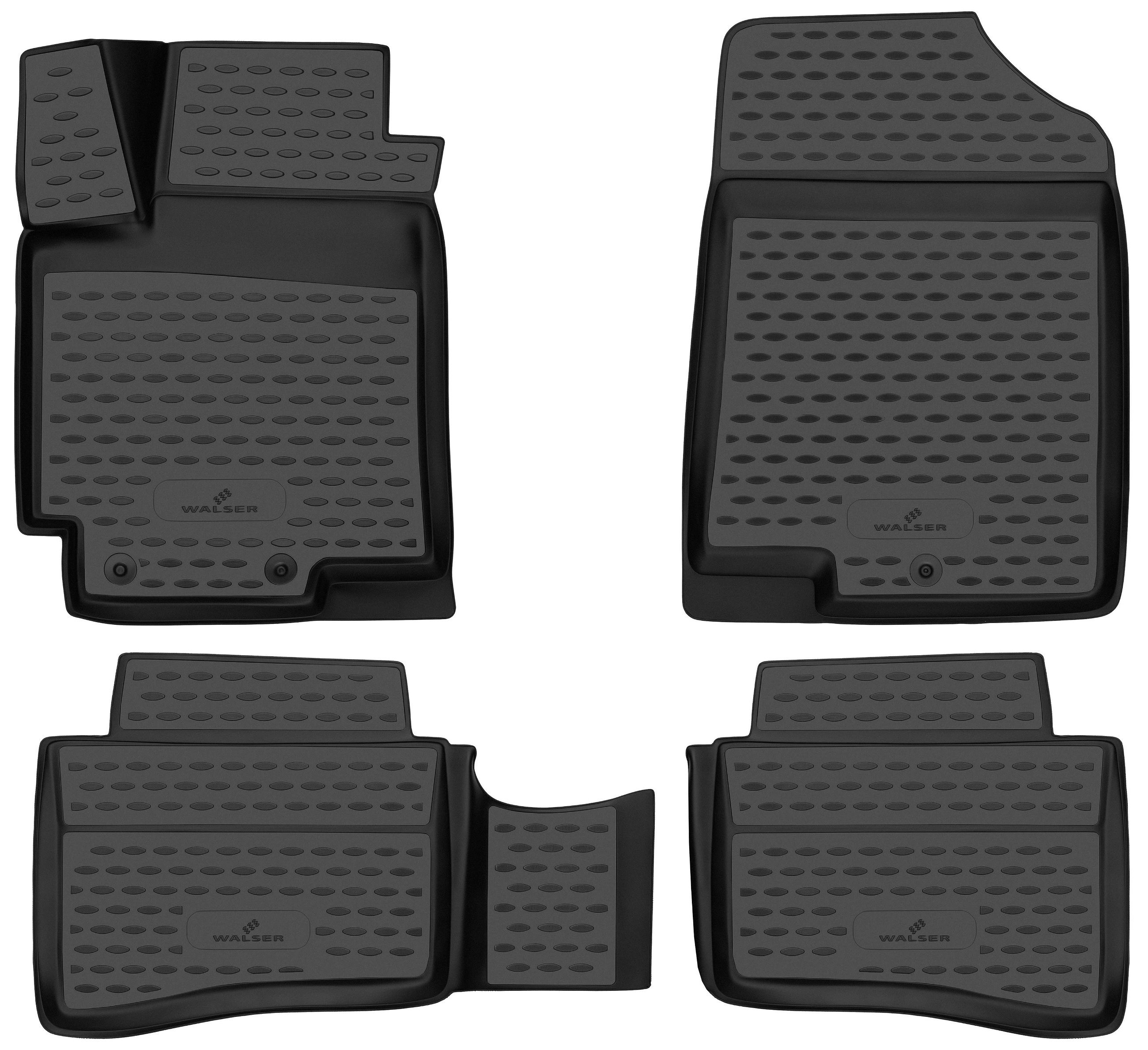 Rubberen Voetmatten XTR geschikt voor Kia Rio III 2011 - 12/2017