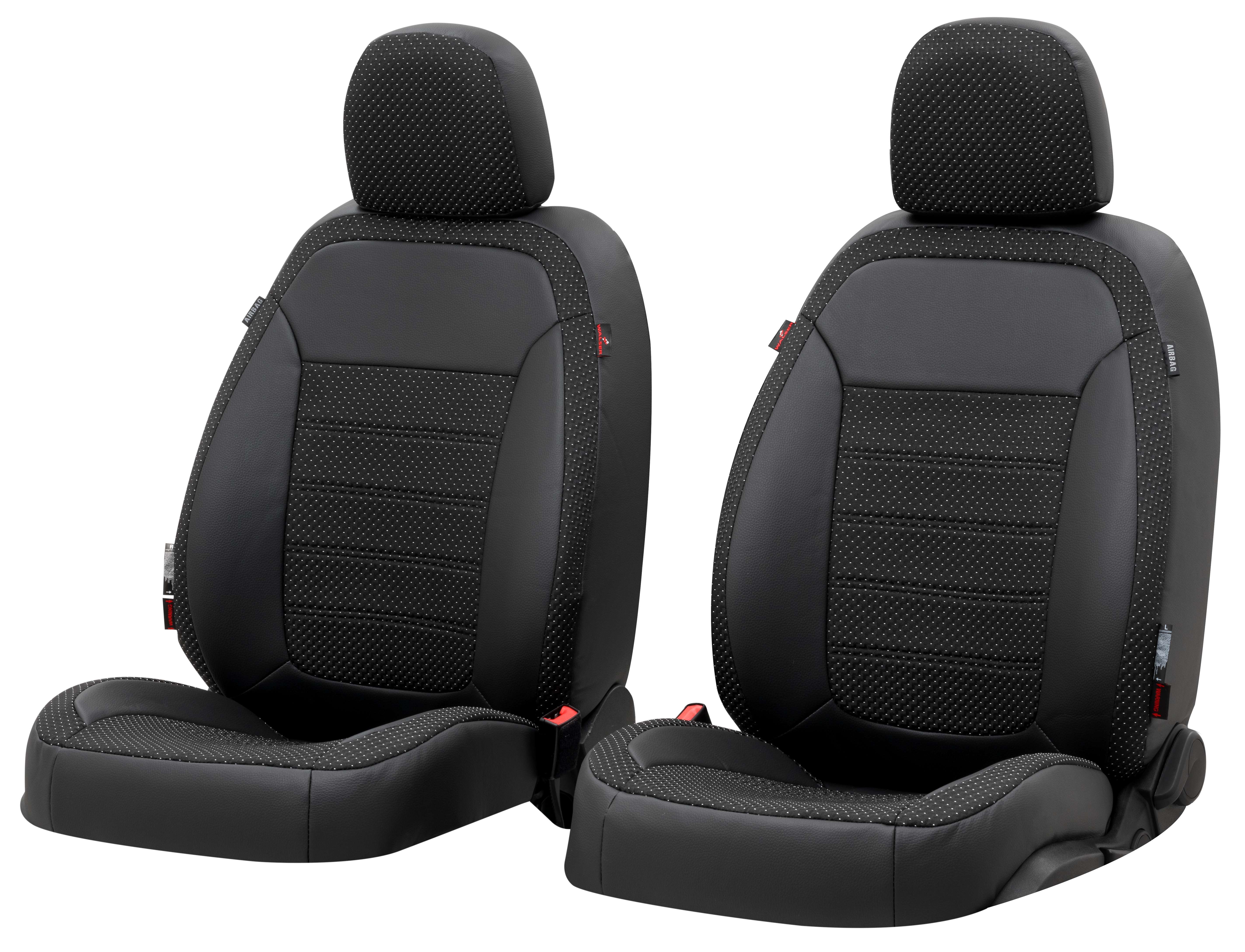 Custom-Fit car seat cover 'Torino' for Skoda Fabia from 2015 to present - 2 single seat covers for standard seats