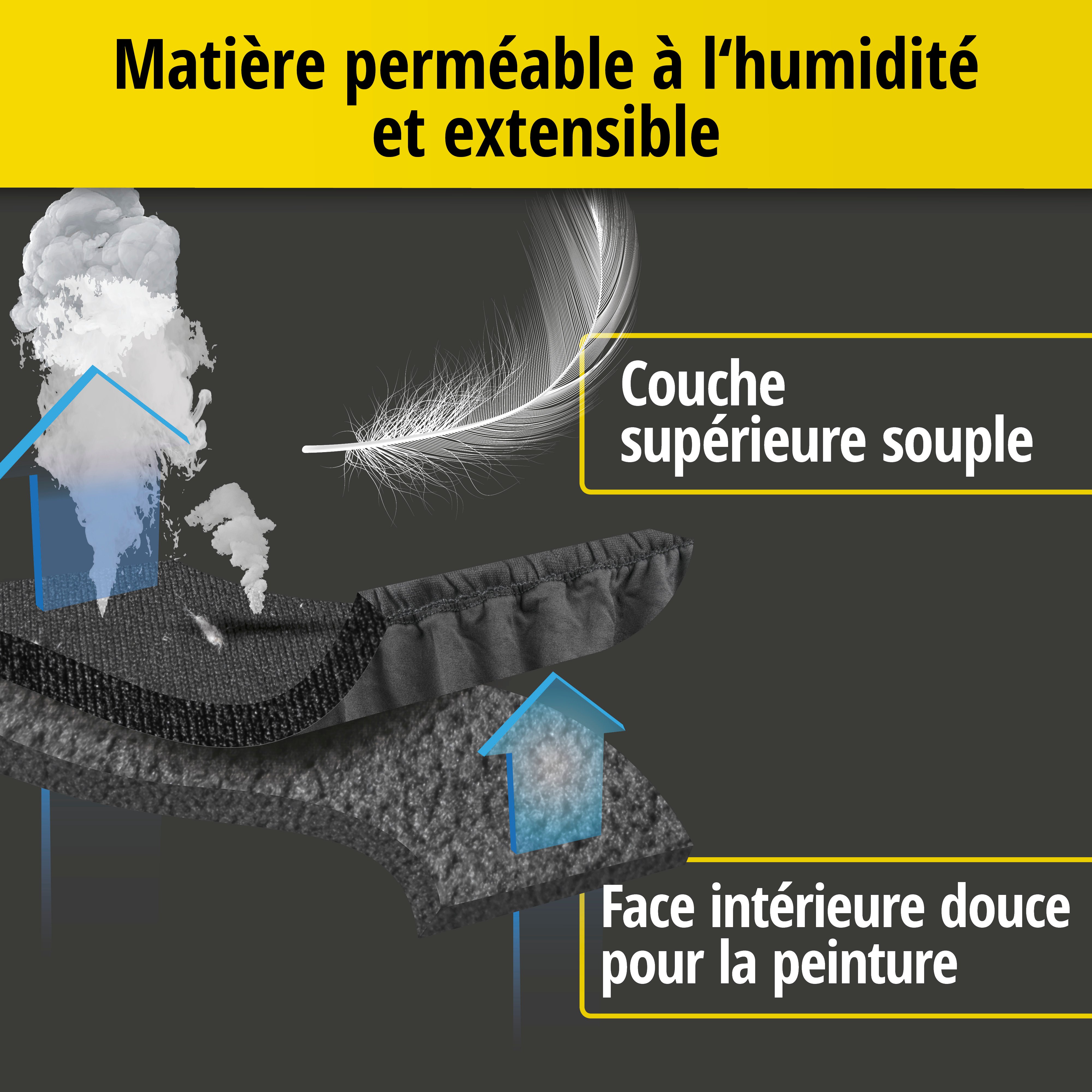 Bâche pour voiture d'intérieur Soft size 3 noir