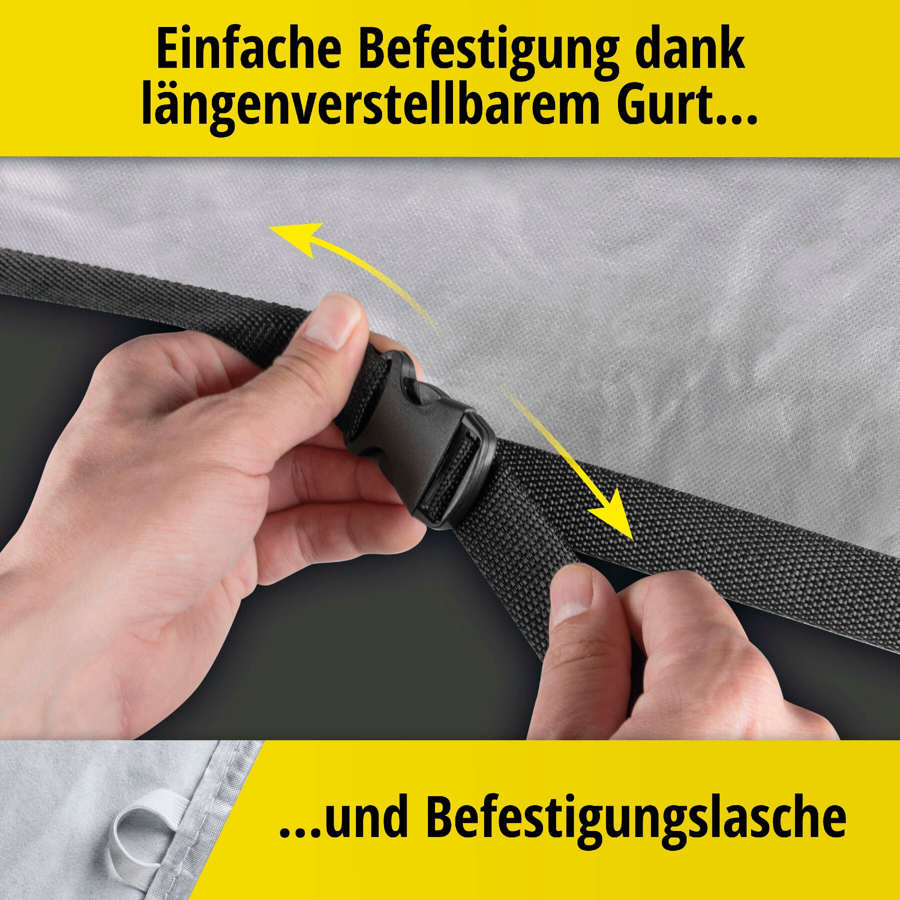Autoplane Sun Reflect, PKW-Abdeckplane wasserdicht und wetterfest mit UV-Schutz Größe 8 silber