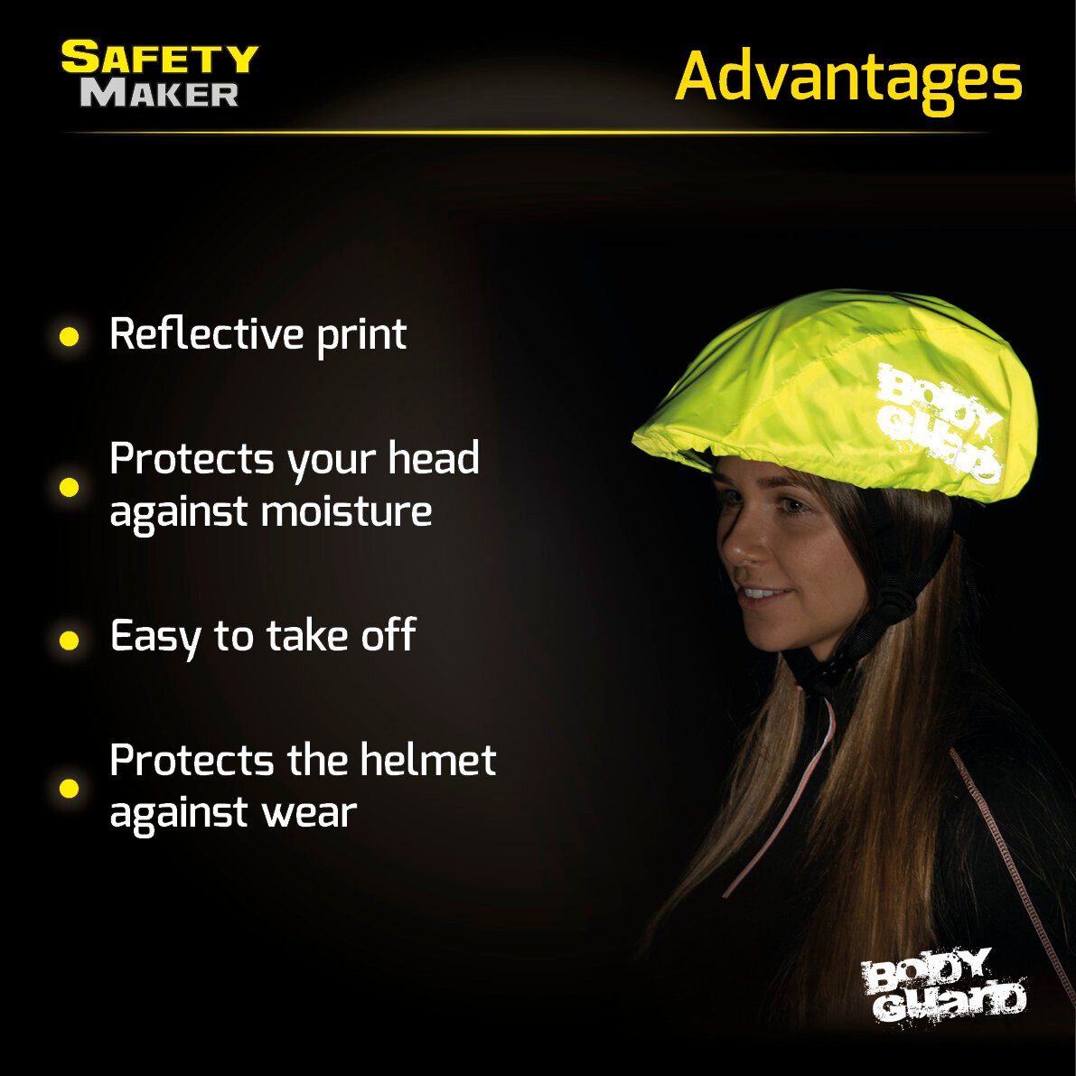 Helmet cover yellow