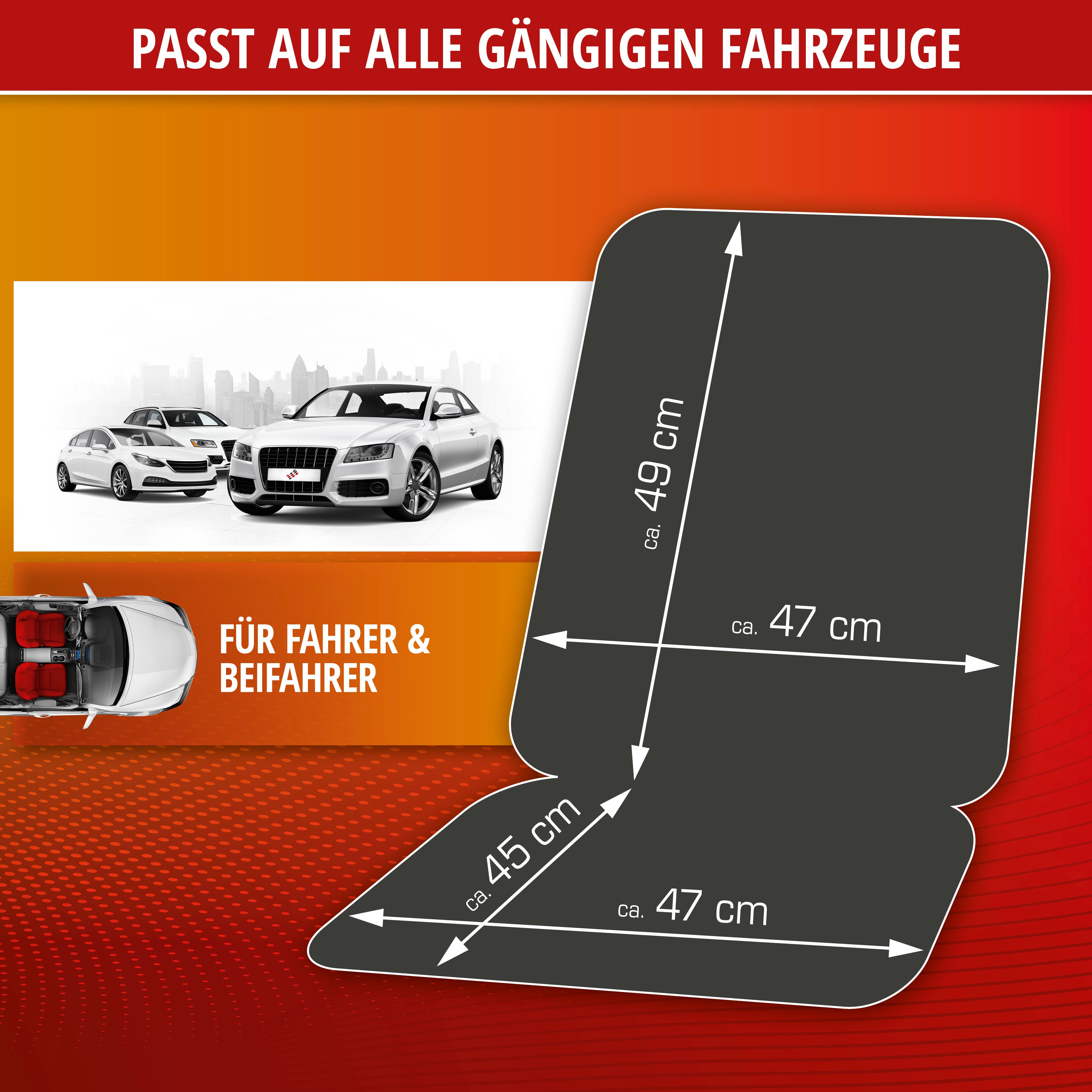 Autositz Heizkissen Sitzheizung Warm Up schwarz-blau