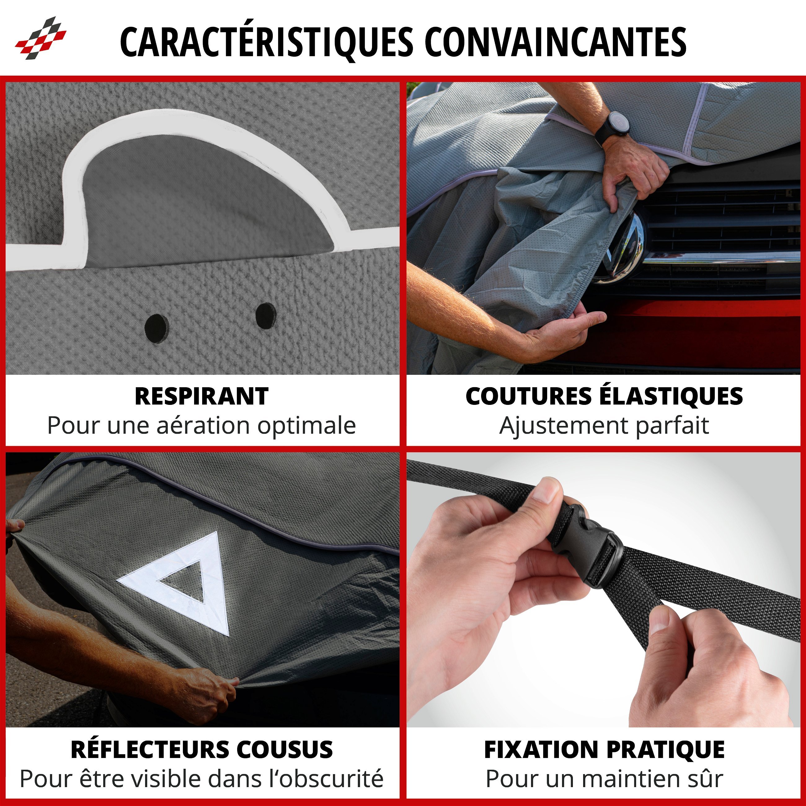 Bâche Voiture Extérieur Anti-grêle pour Toyota Yaris Cross Hybride 2022,  Housse De Voiture Étanche Protection UV, Respirante Durable extérieur Bâche