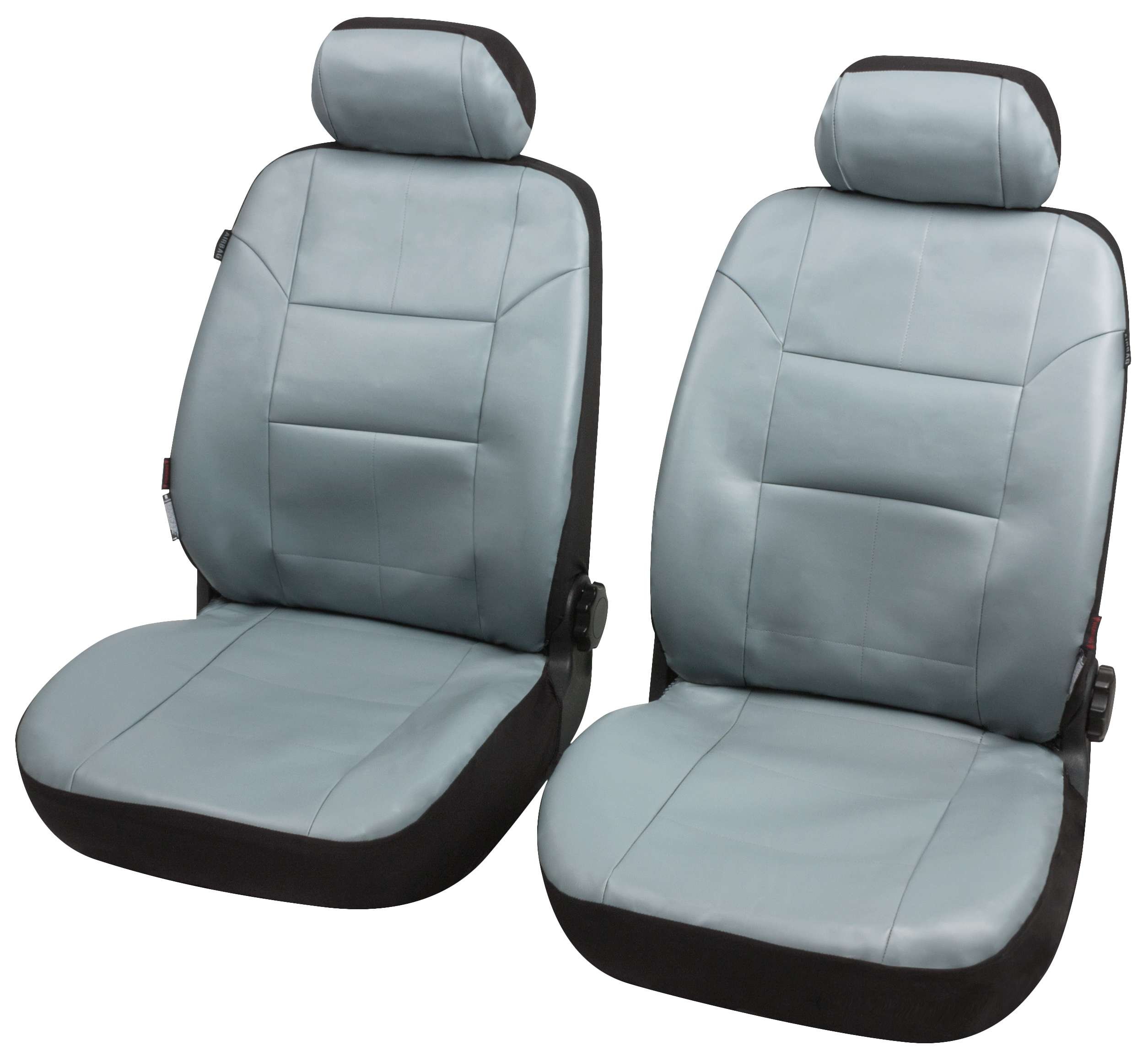 ZIPP IT Granada autostoelhoezen voor twee voorstoelen met ritssluiting antraciet