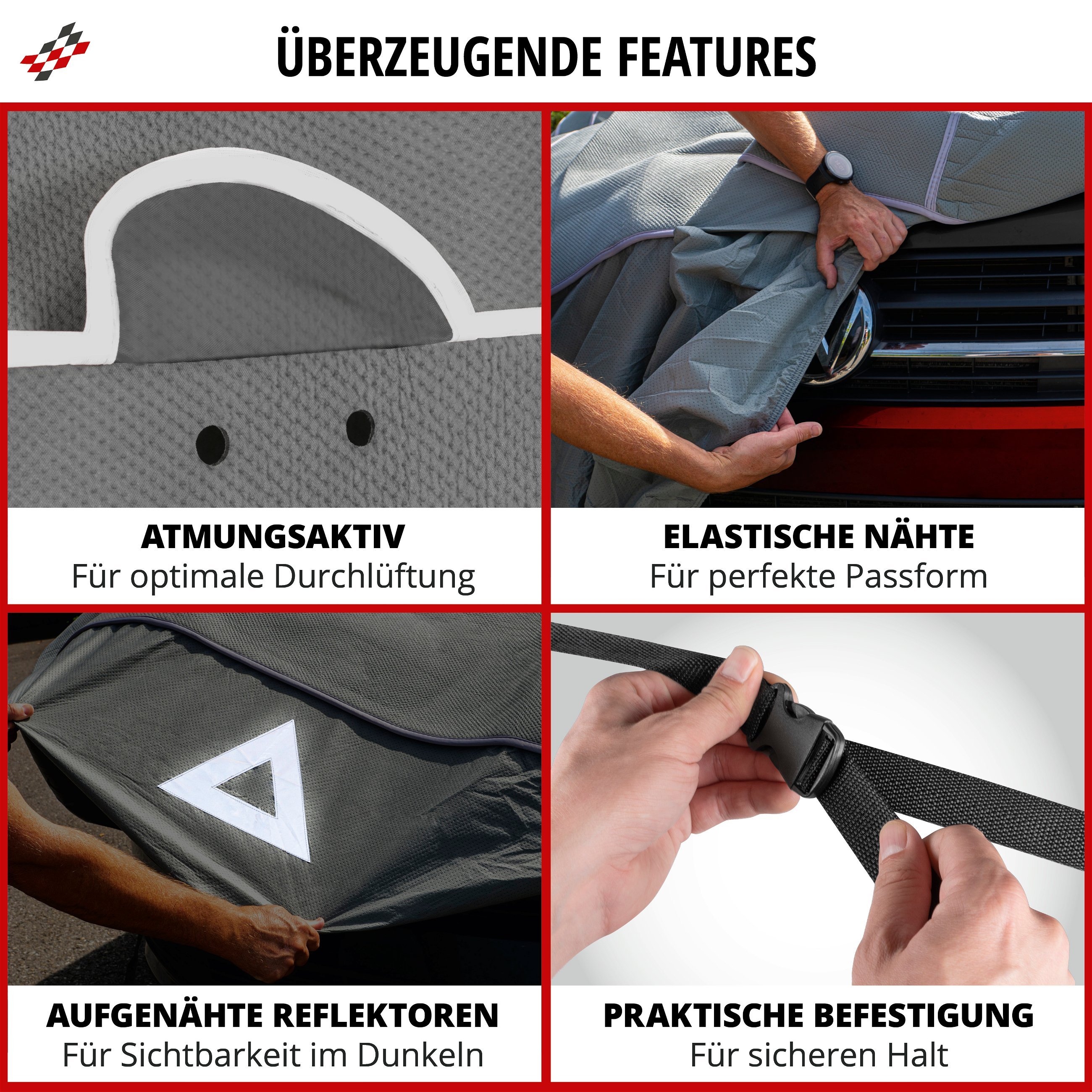 Bus Hagelschutzplane Hybrid UV Protect, Transporter-Hagelschutzgarage Größe L