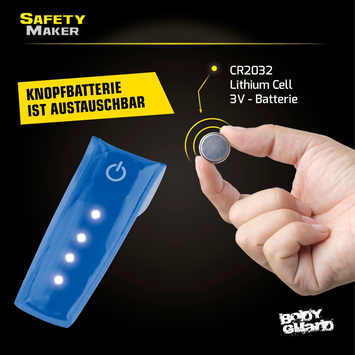 Multilight XL, LED-Clip blau