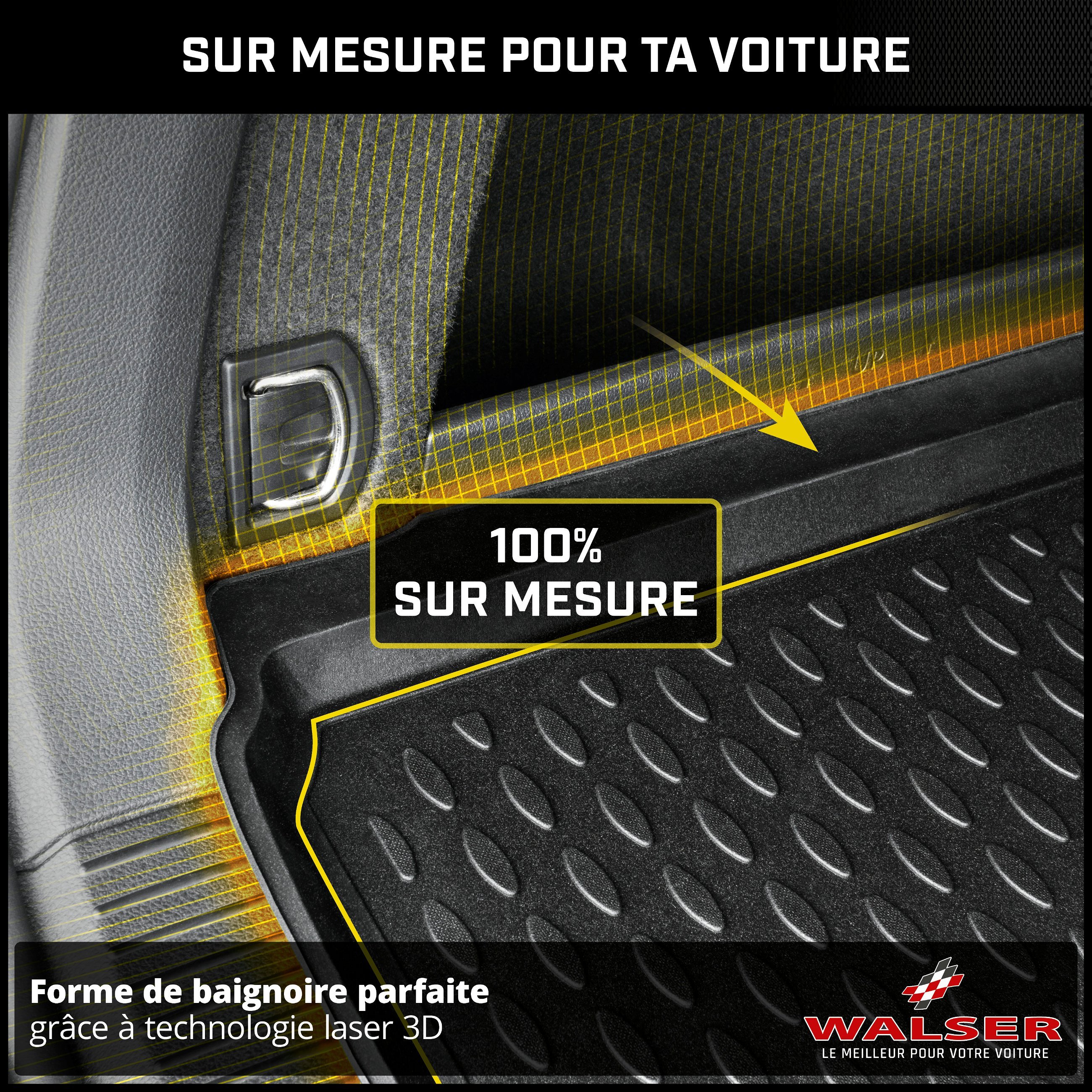 Bac de Coffre XTR pour Peugeot 107 06/2005 - 05/2014