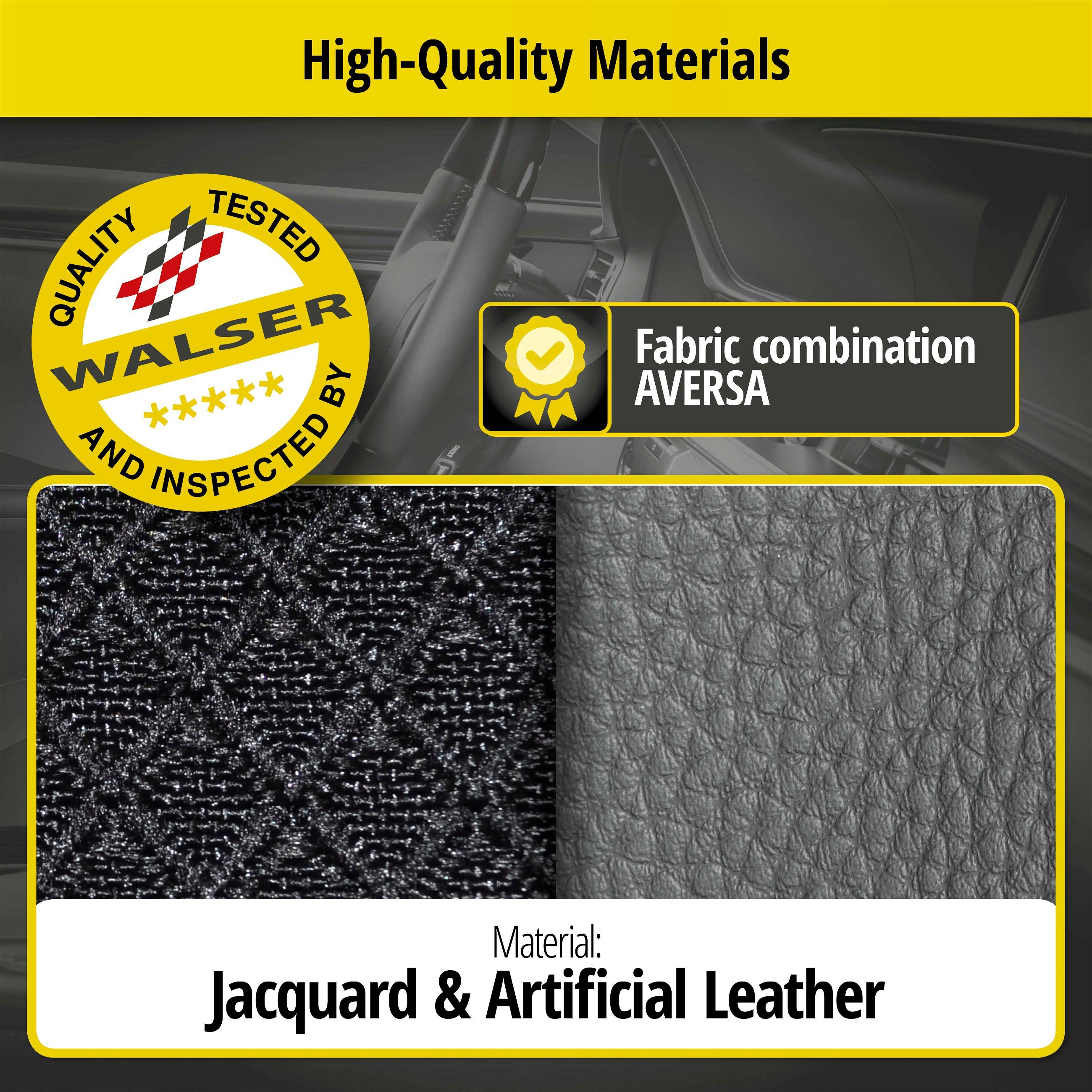 Seat Cover Aversa for Skoda Octavia 2013-Today, 2 seat covers for normal seats