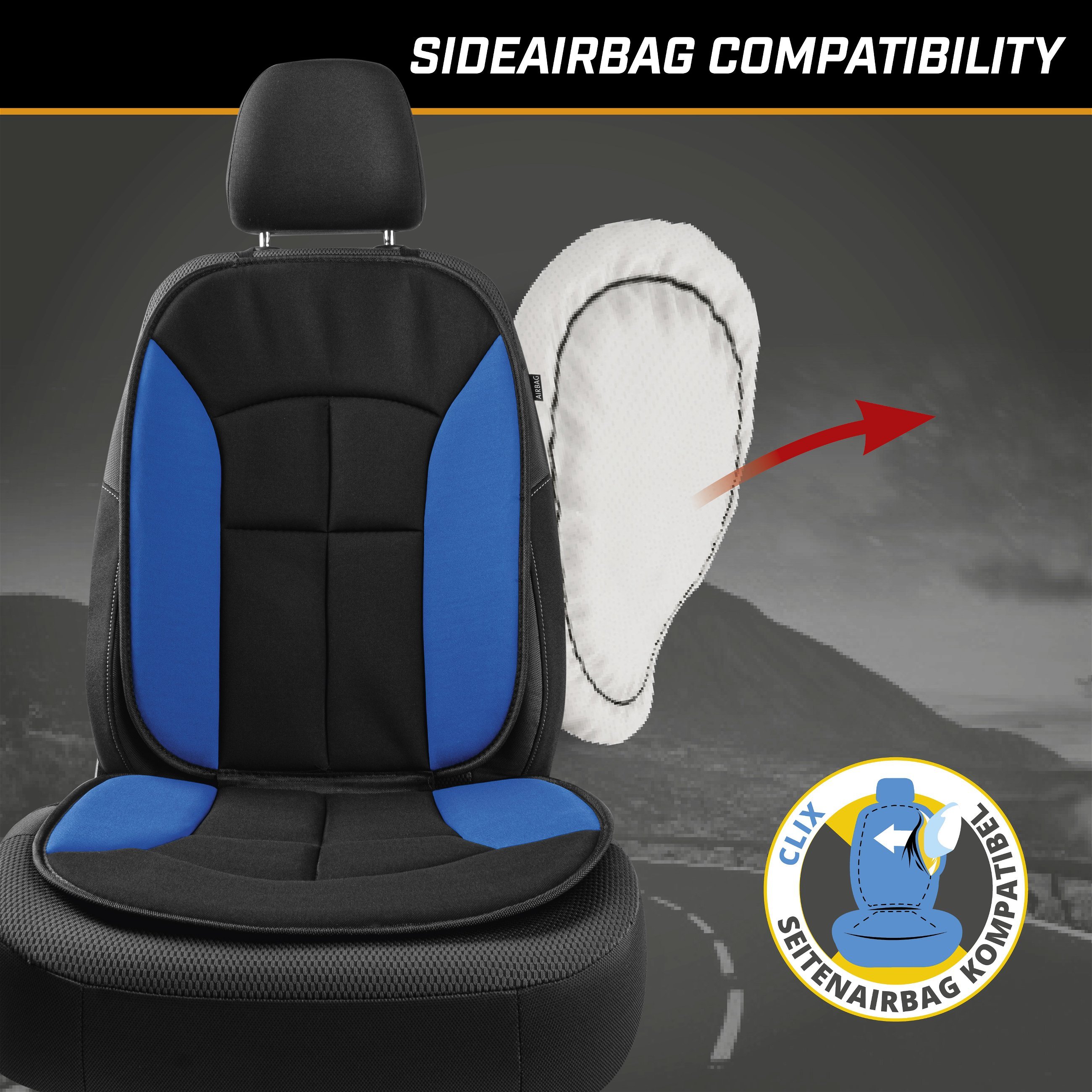 Car Seat cover Novara blue