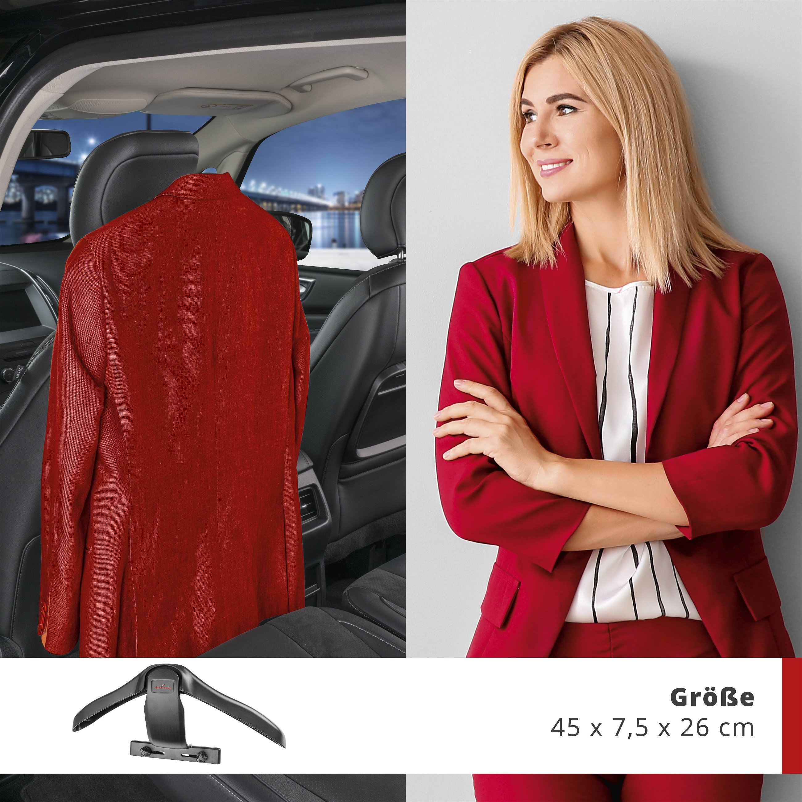 Auto Kleiderhalter Auto Kleiderbügel Rücksitz Kopfstütze für Jacke Anzüge  Halter