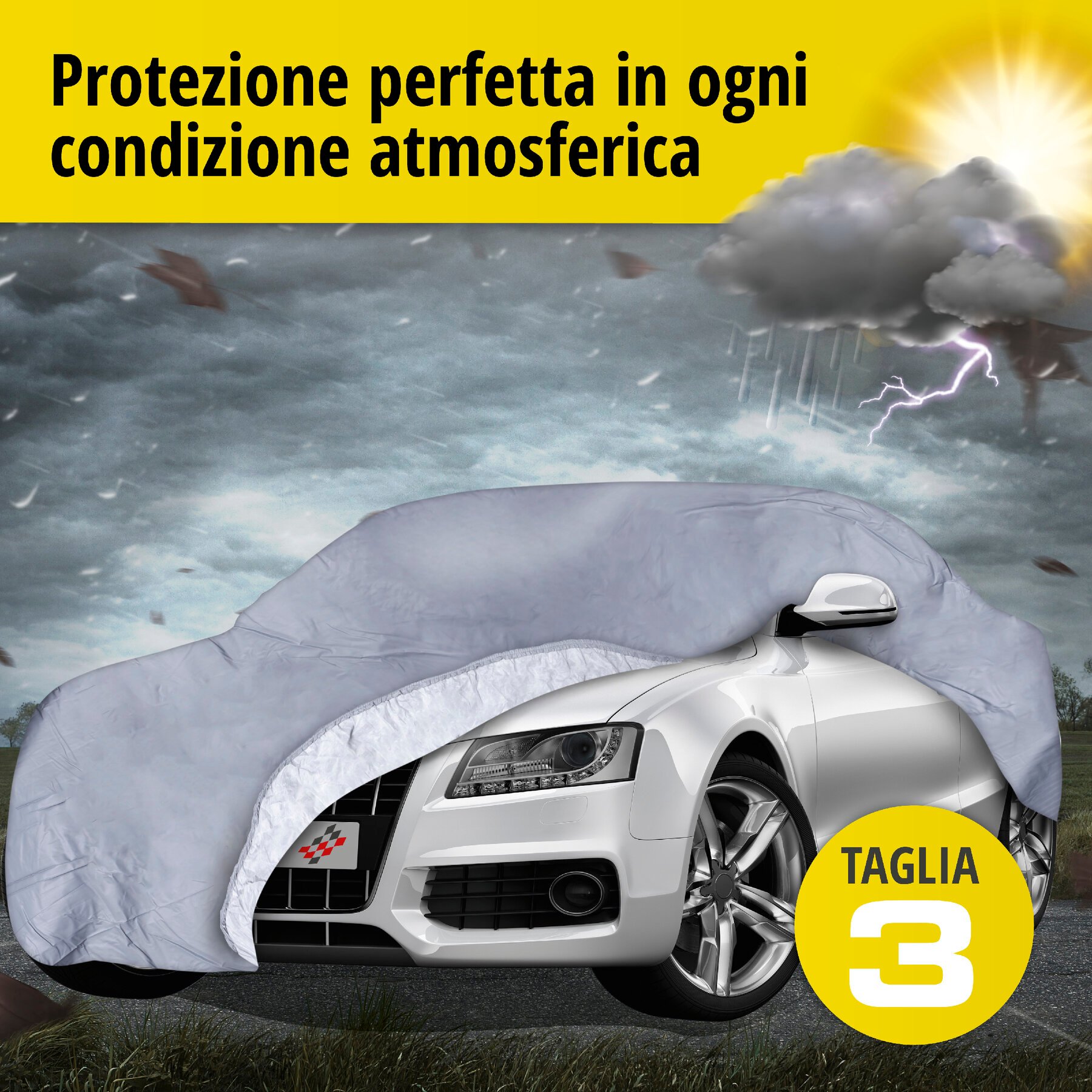 Telone protettivo All Weather Premium size 3 grigio