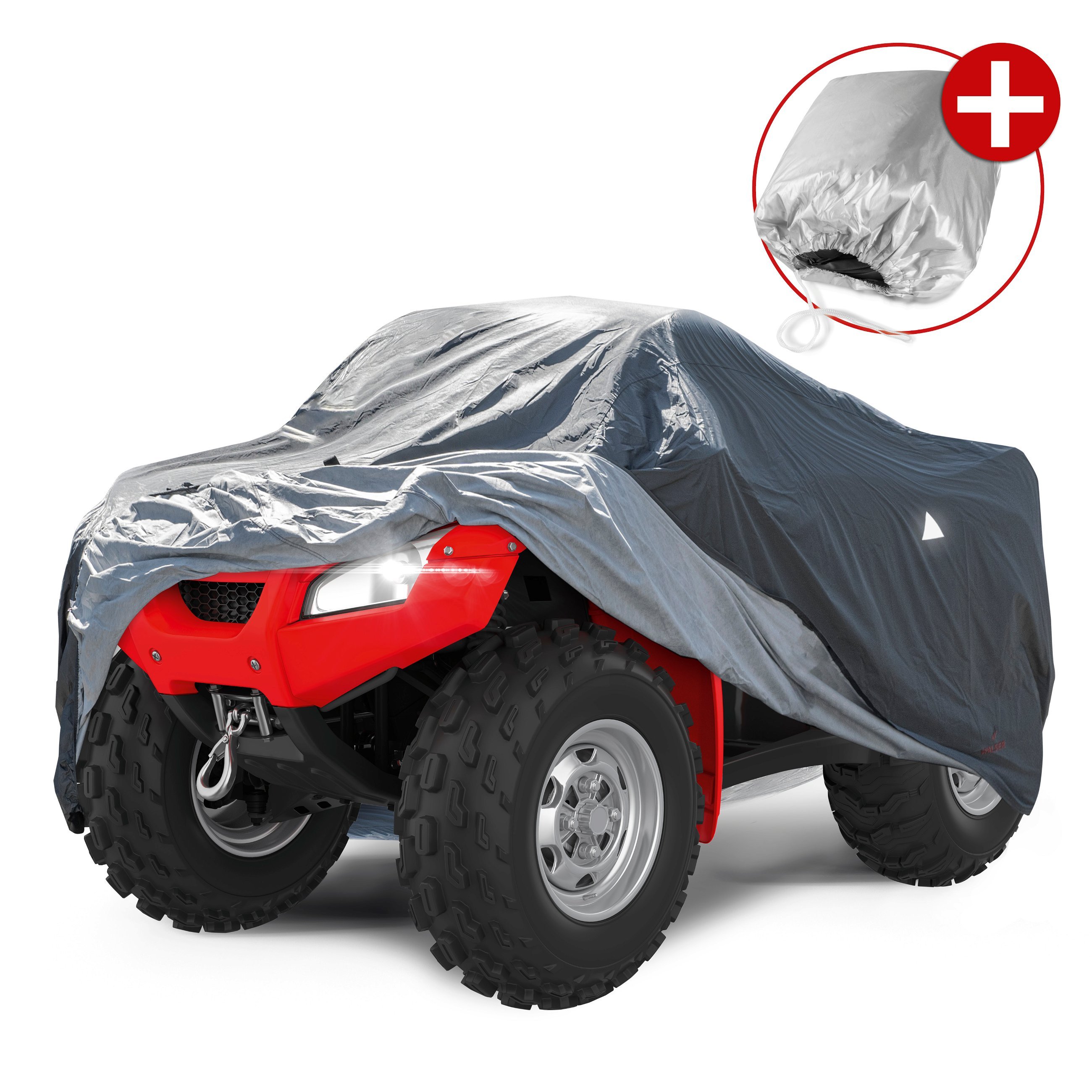 Quad Cover Dekzeil All Weather Plus, Cover voor Off-Road voertuigen Maat S grijs
