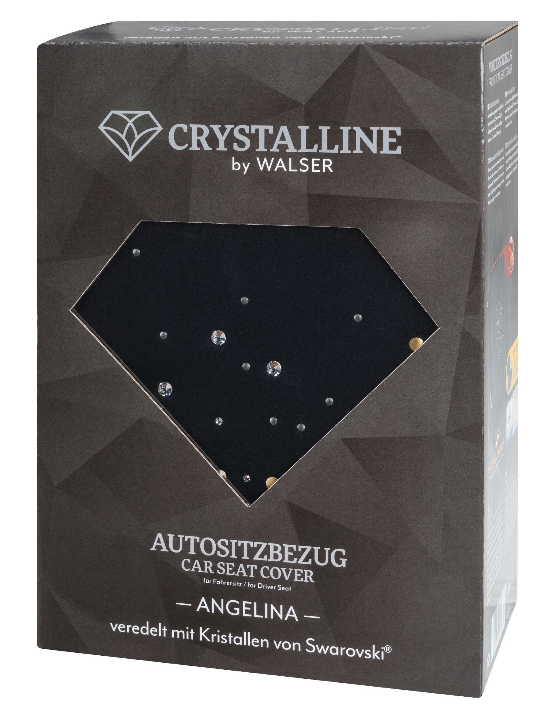 Autositzbezug Angelina verziert mit Kristallen von Swarovski® für einen Vordersitz