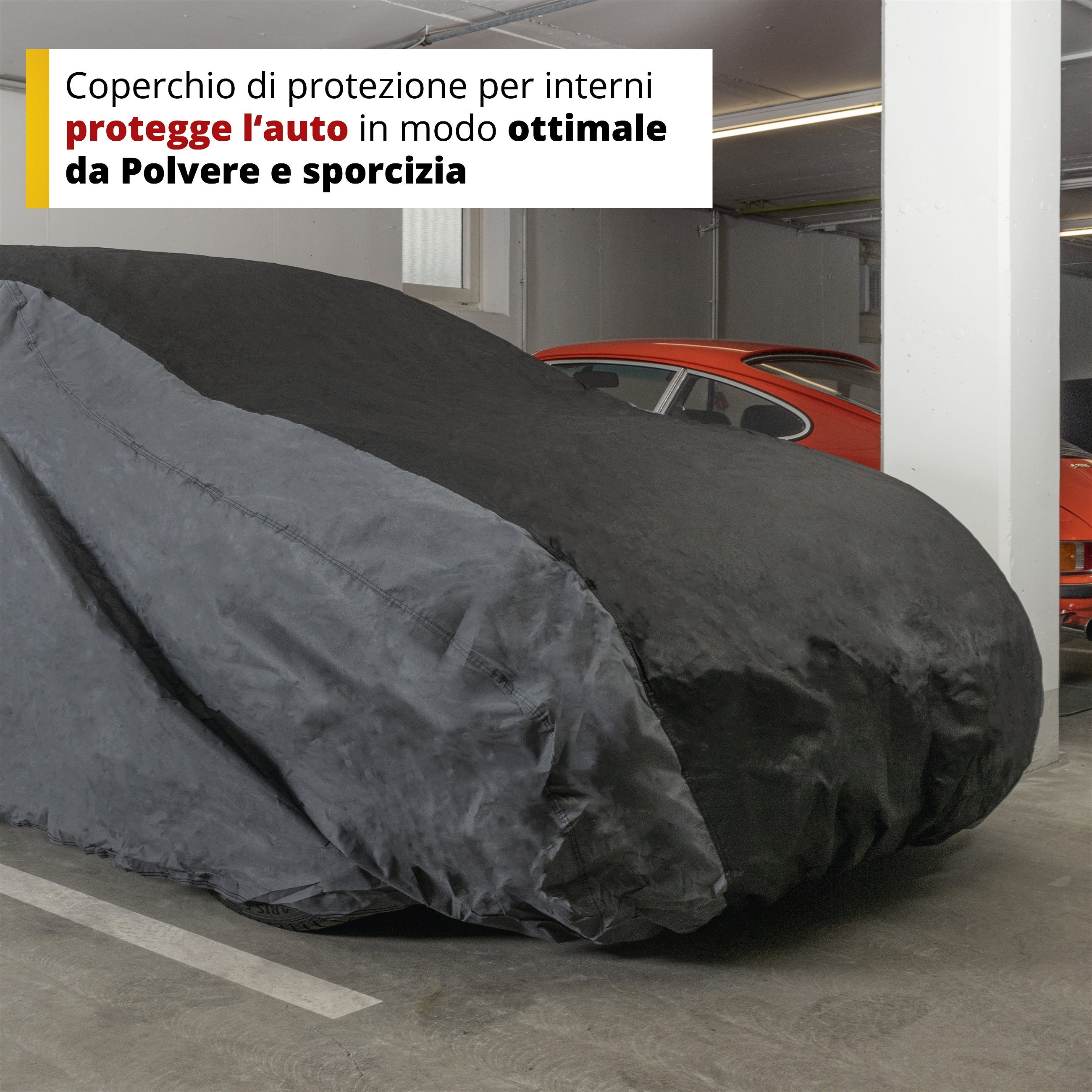 Telone protettivo Indoor Eco SUV dimensione XL grigio/nero