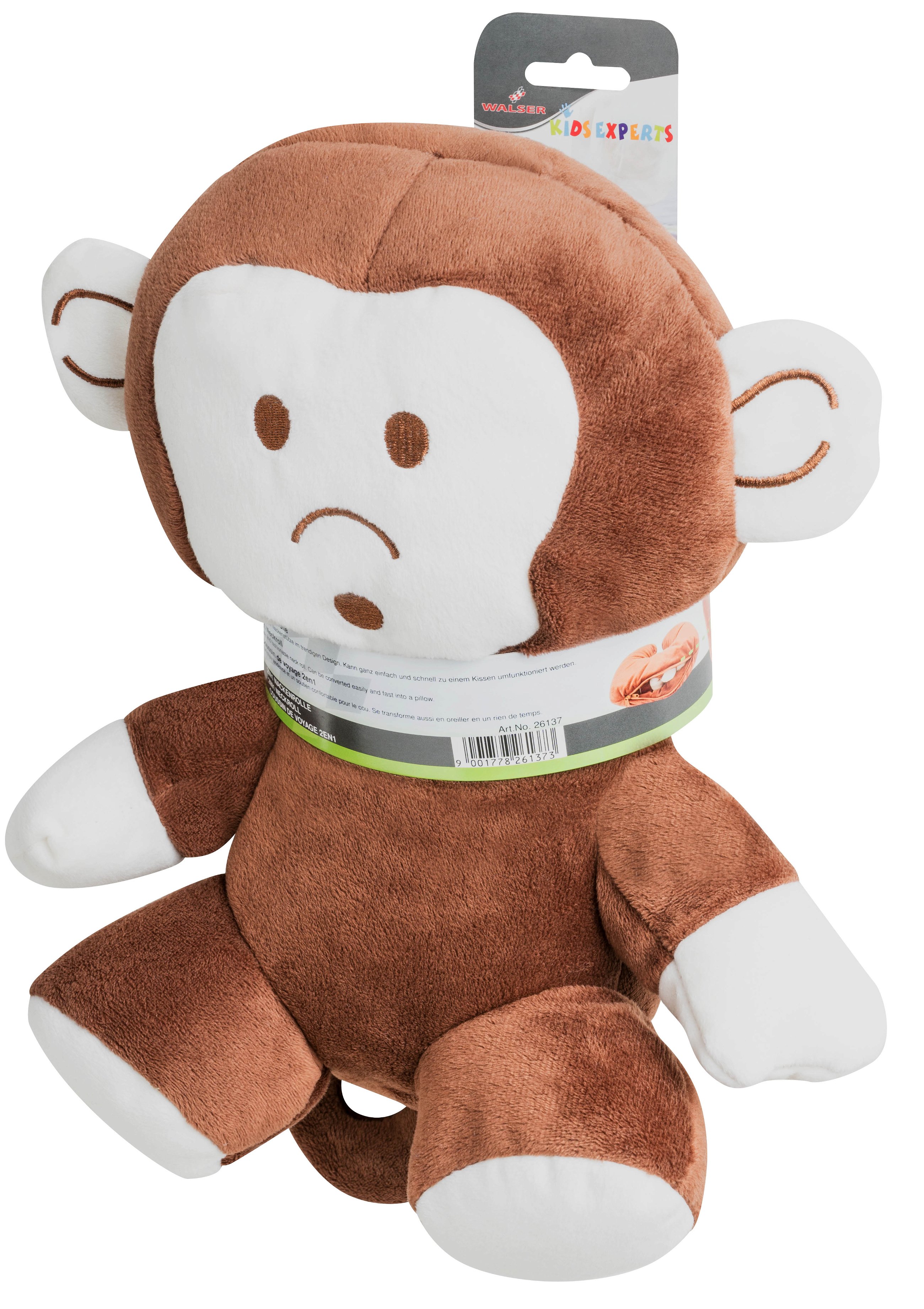 2in1 Bolster Monkey marrone da 5 anni