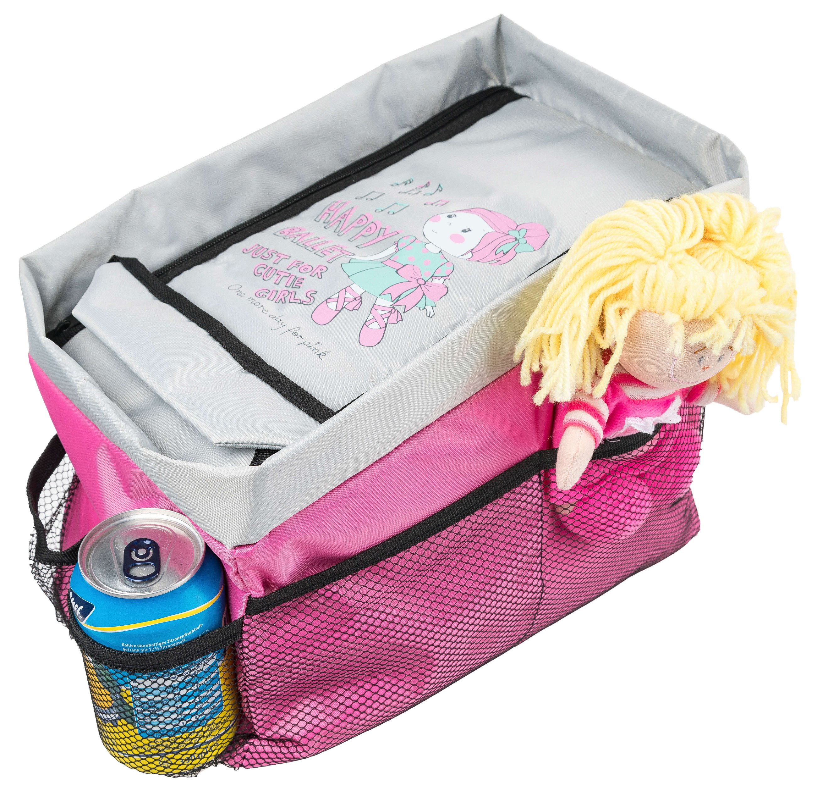 Rear seat organizer Ballet Doll pink