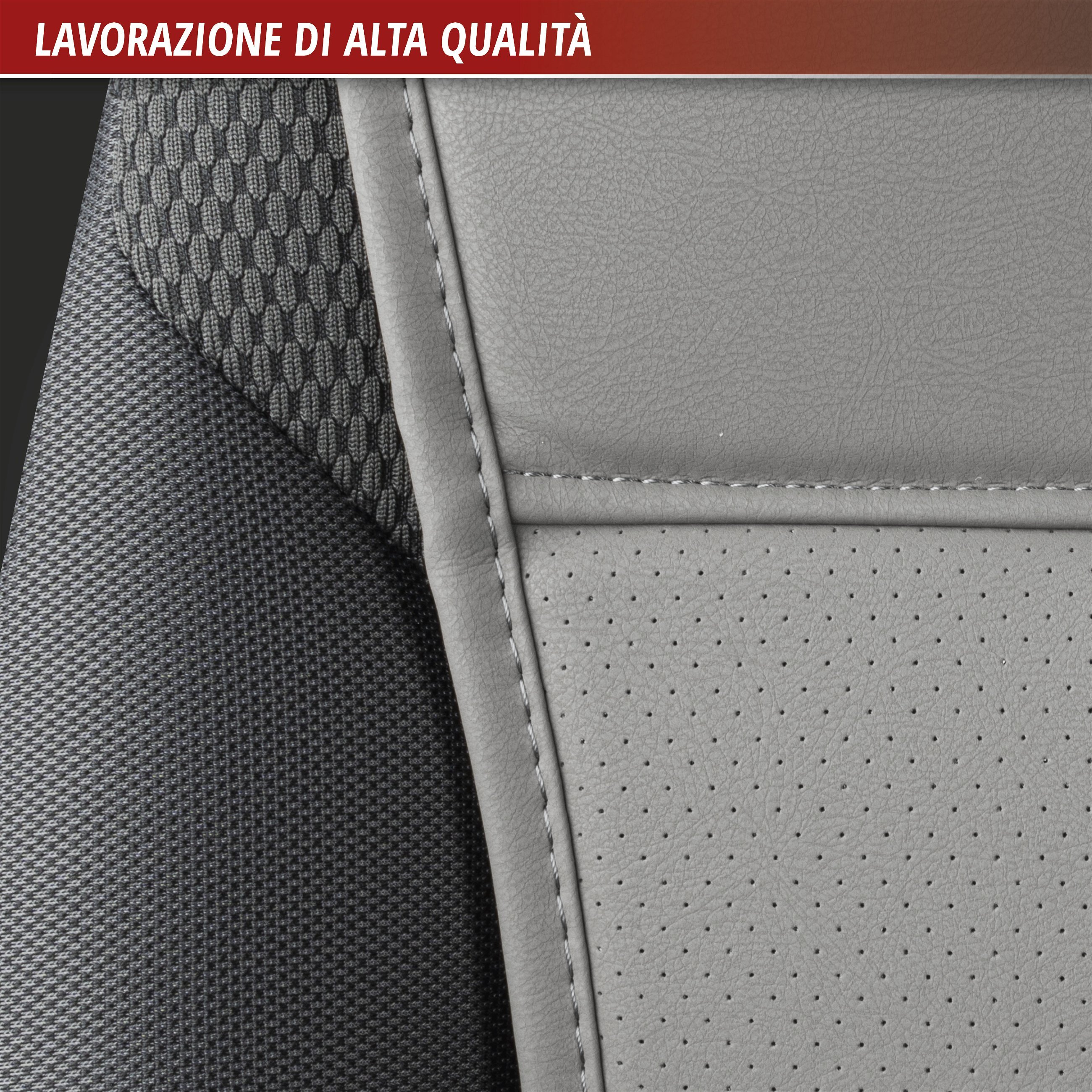 Coprisedili per auto Lewis grigio