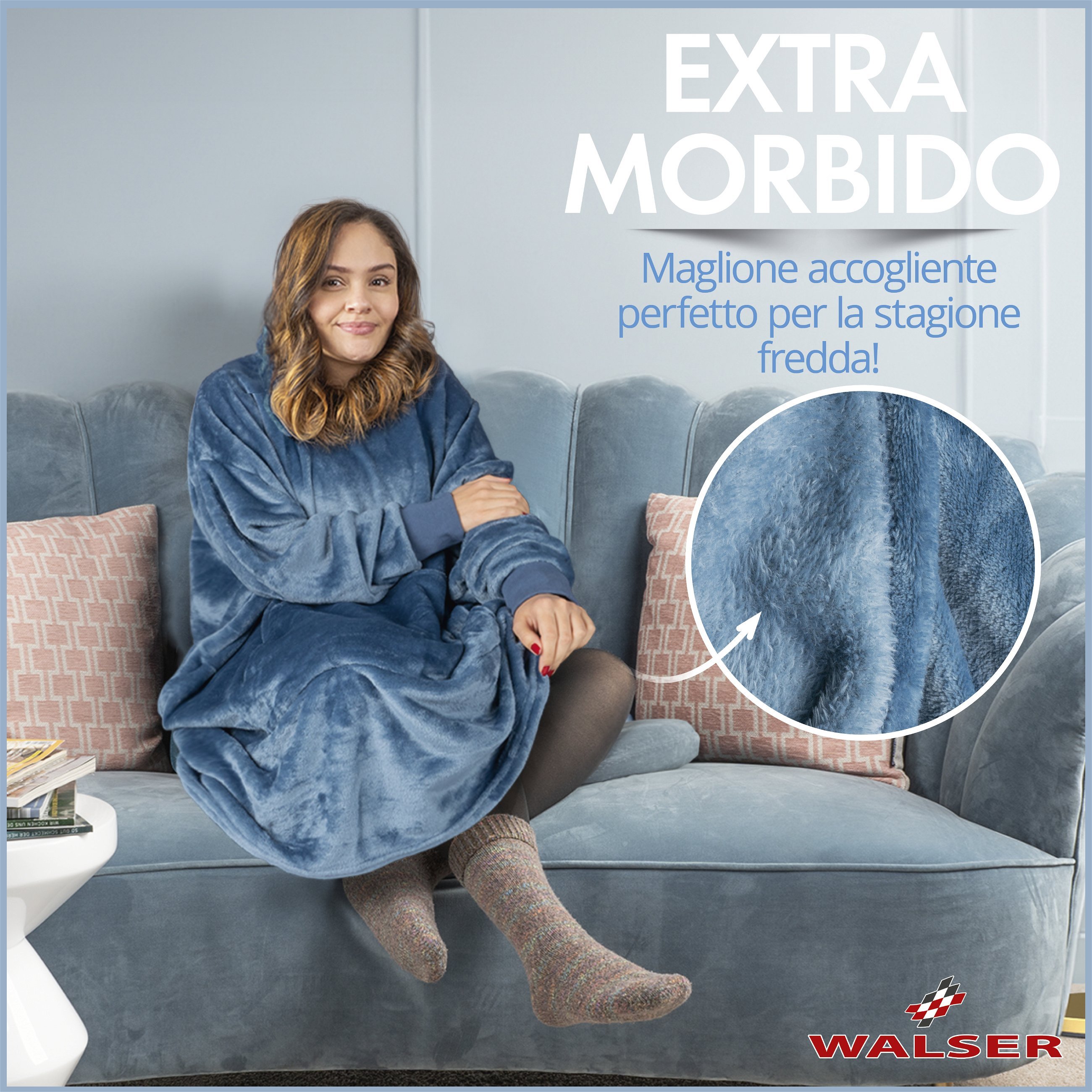 Maglione Snuggle, coperta con cappuccio Snuggle, felpa con cappuccio oversize donna, felpa con cappuccio uomo, felpa con cappuccio 104x102 cm rosso granato