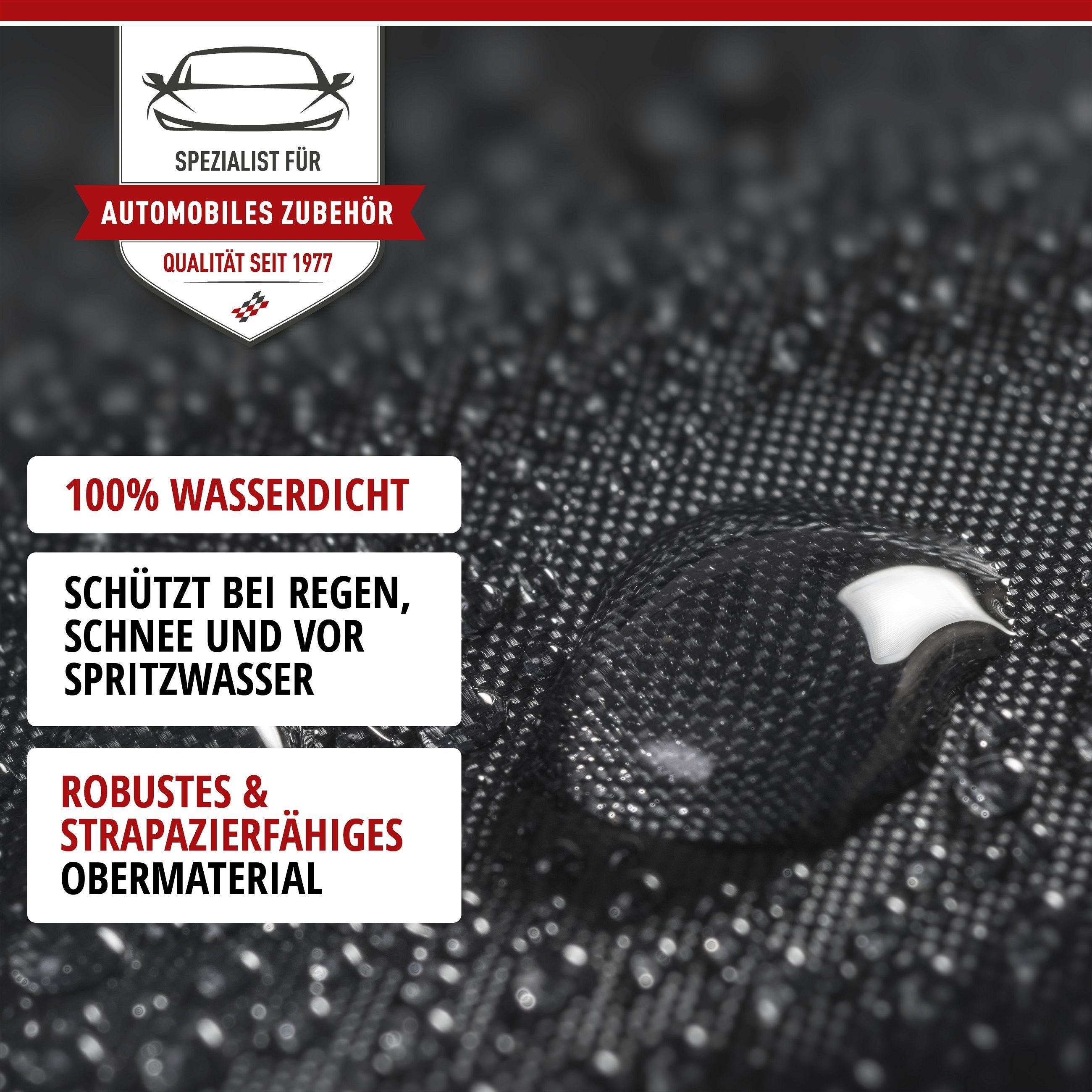 Roller-Nässeschutz, wasserdichter Regenschutz-Moped, Scooter-Nässeschutz schwarz