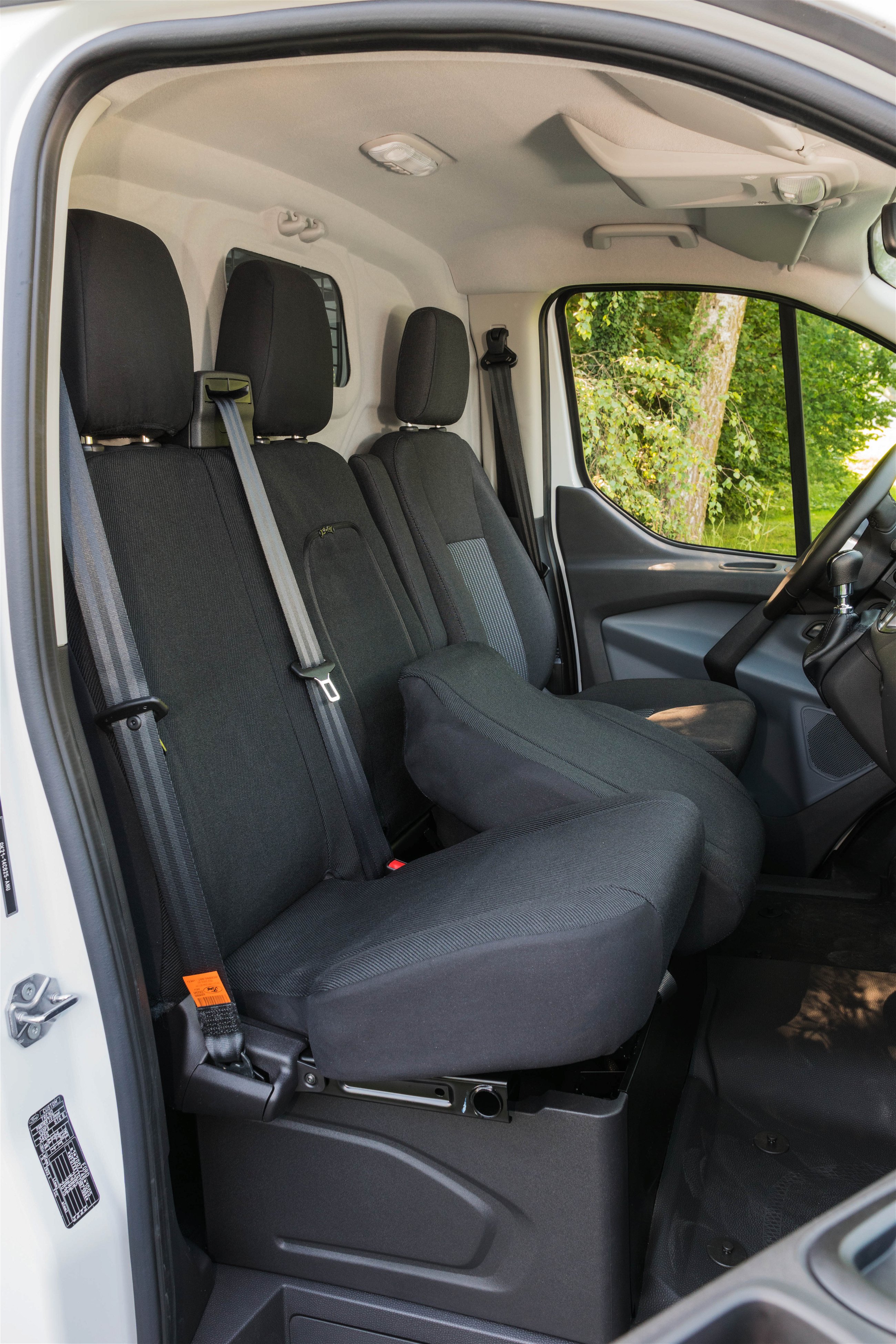 Housse de siège Transporter en tissu pour Ford Transit, double banquette avant