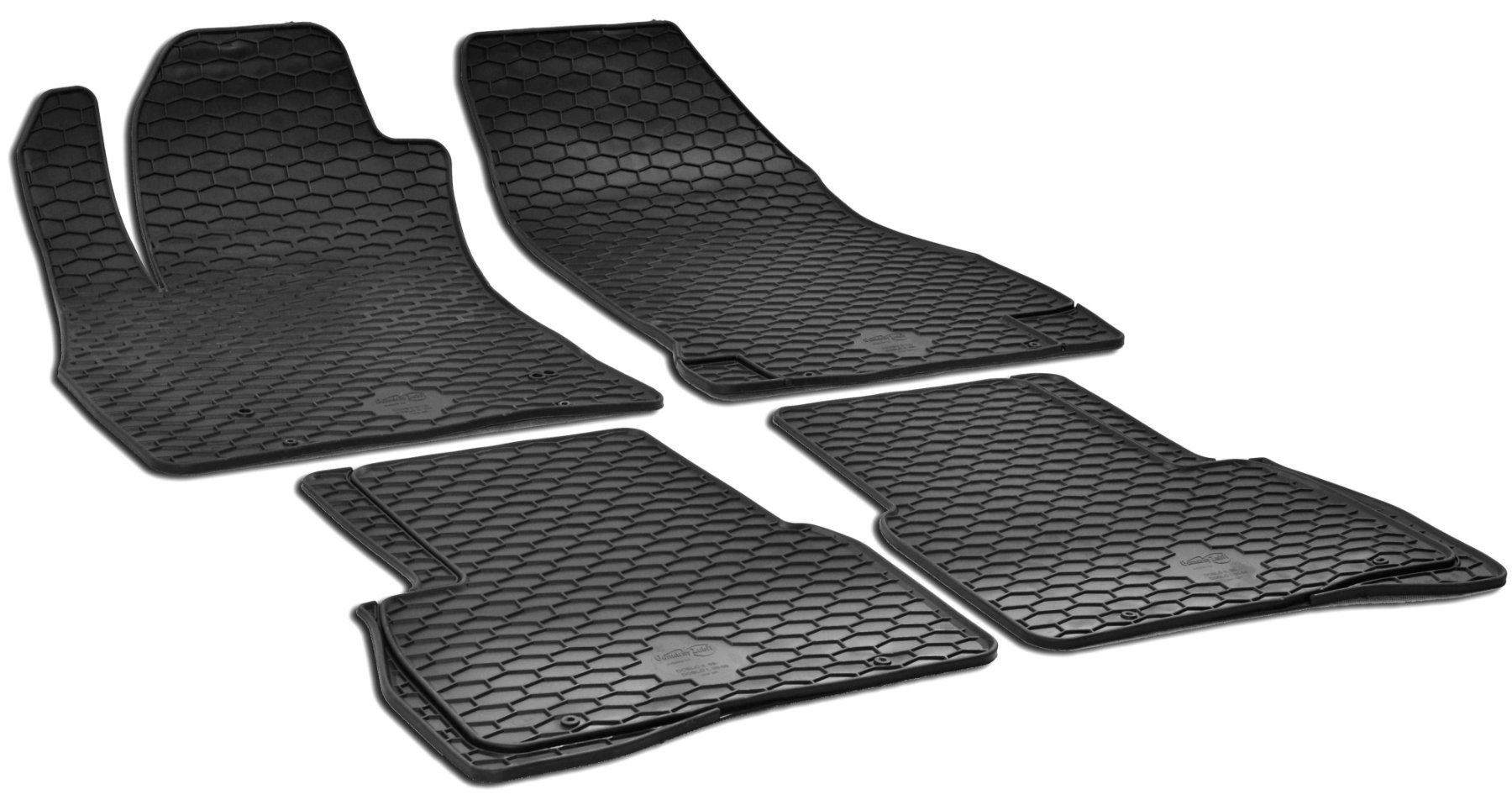 DirtGuard rubberen voetmatten geschikt voor Fiat Doblo (263) 11/2009-Vandaag