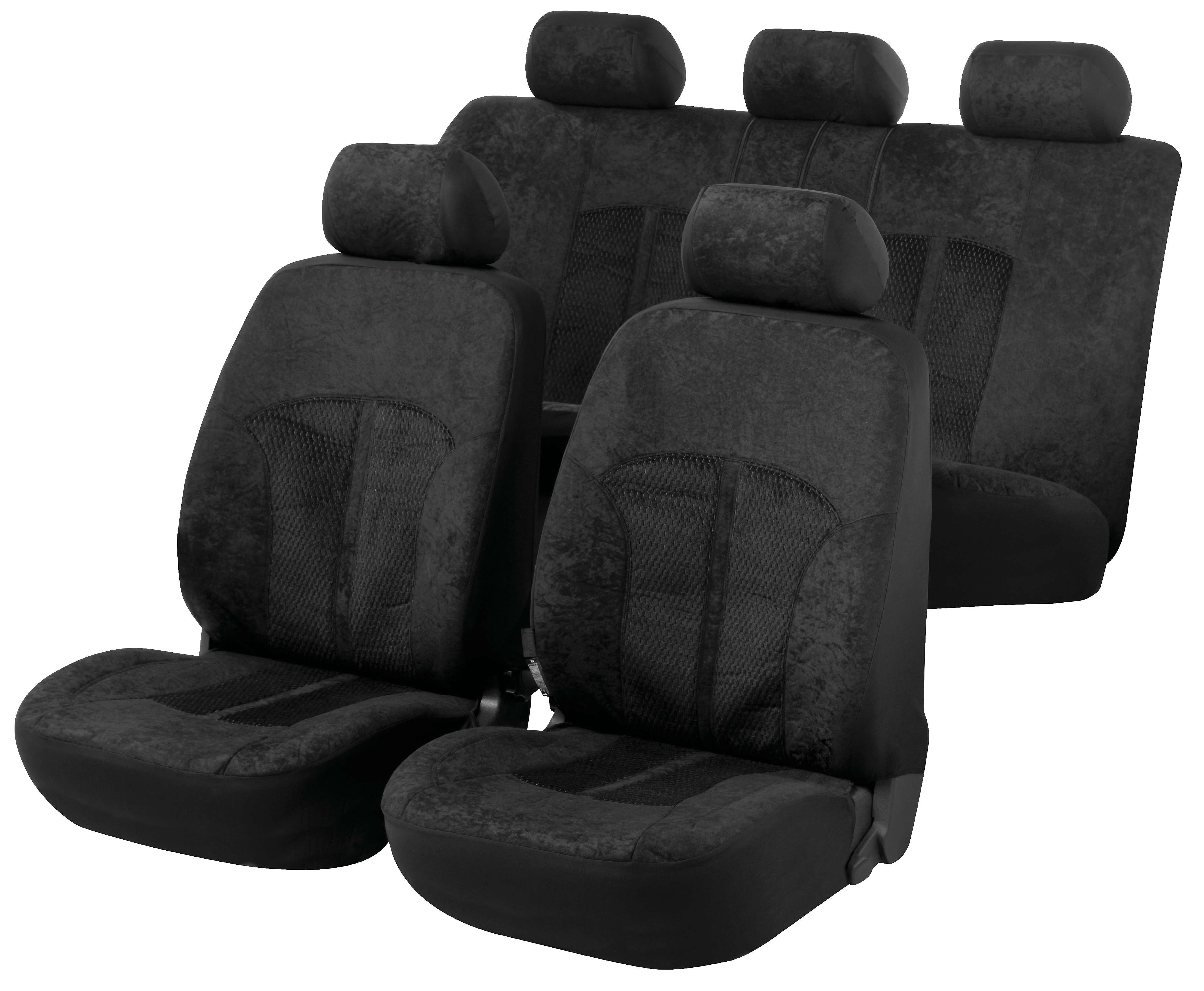 ZIPP IT Premium Housses de sièges en velours avec système de fermeture éclair