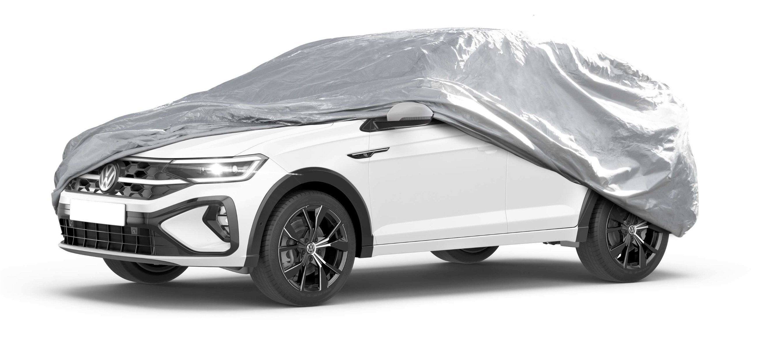 Car cover All Weather Basic, car cover full garage SUV size S silver