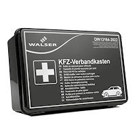 KFZ Verbandskasten schwarz nach DIN 13164:2022, Auto-Verbandskasten, Erste  Hilfe Koffer schwarz, KFZ Verbandskasten schwarz nach DIN 13164:2022,  Auto-Verbandskasten, Erste Hilfe Koffer schwarz, Verbandstaschen &  Pannenhilfe, Erste Hilfe & Co