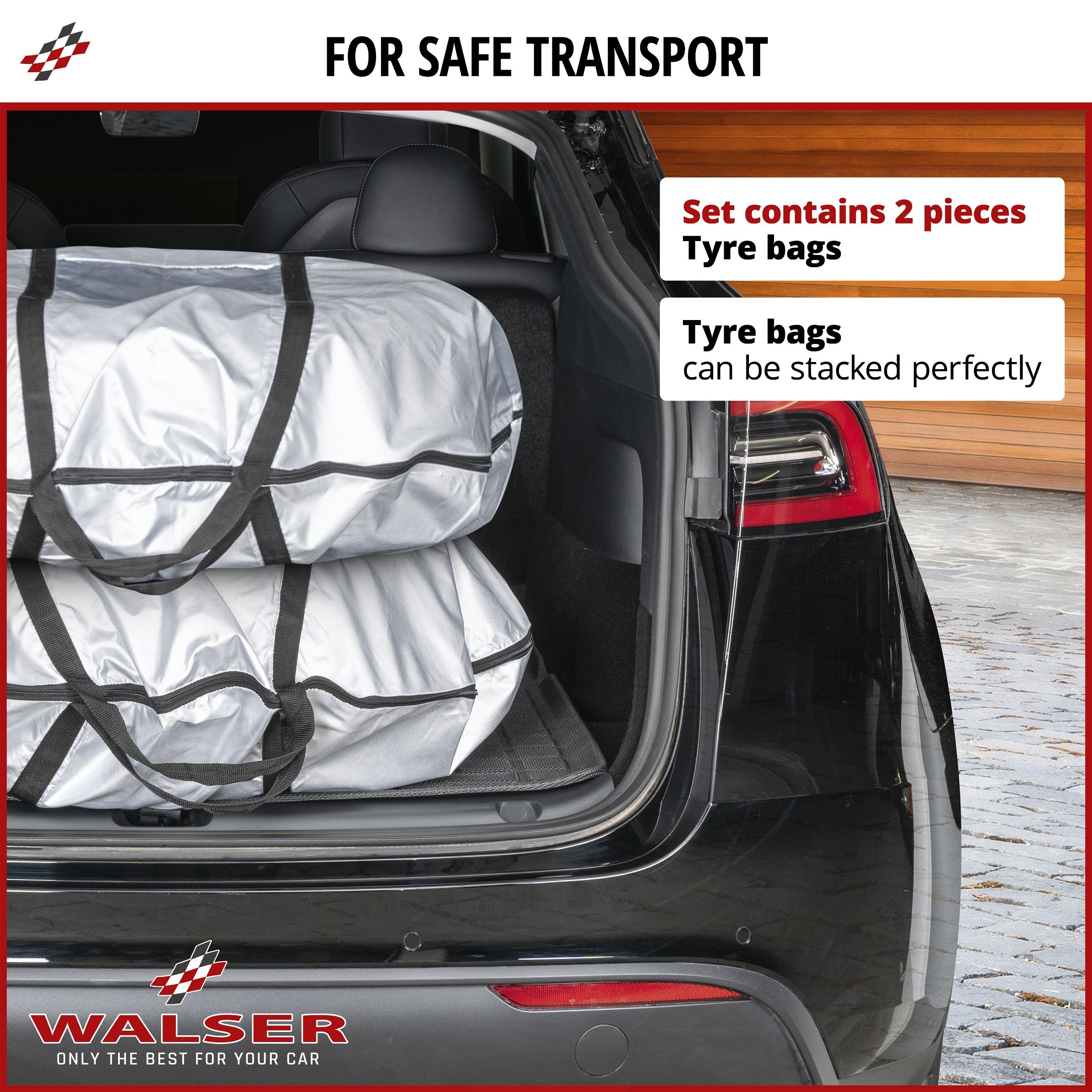 Tire storage Bag size L, tyre bag 15-16 inch tyres silver