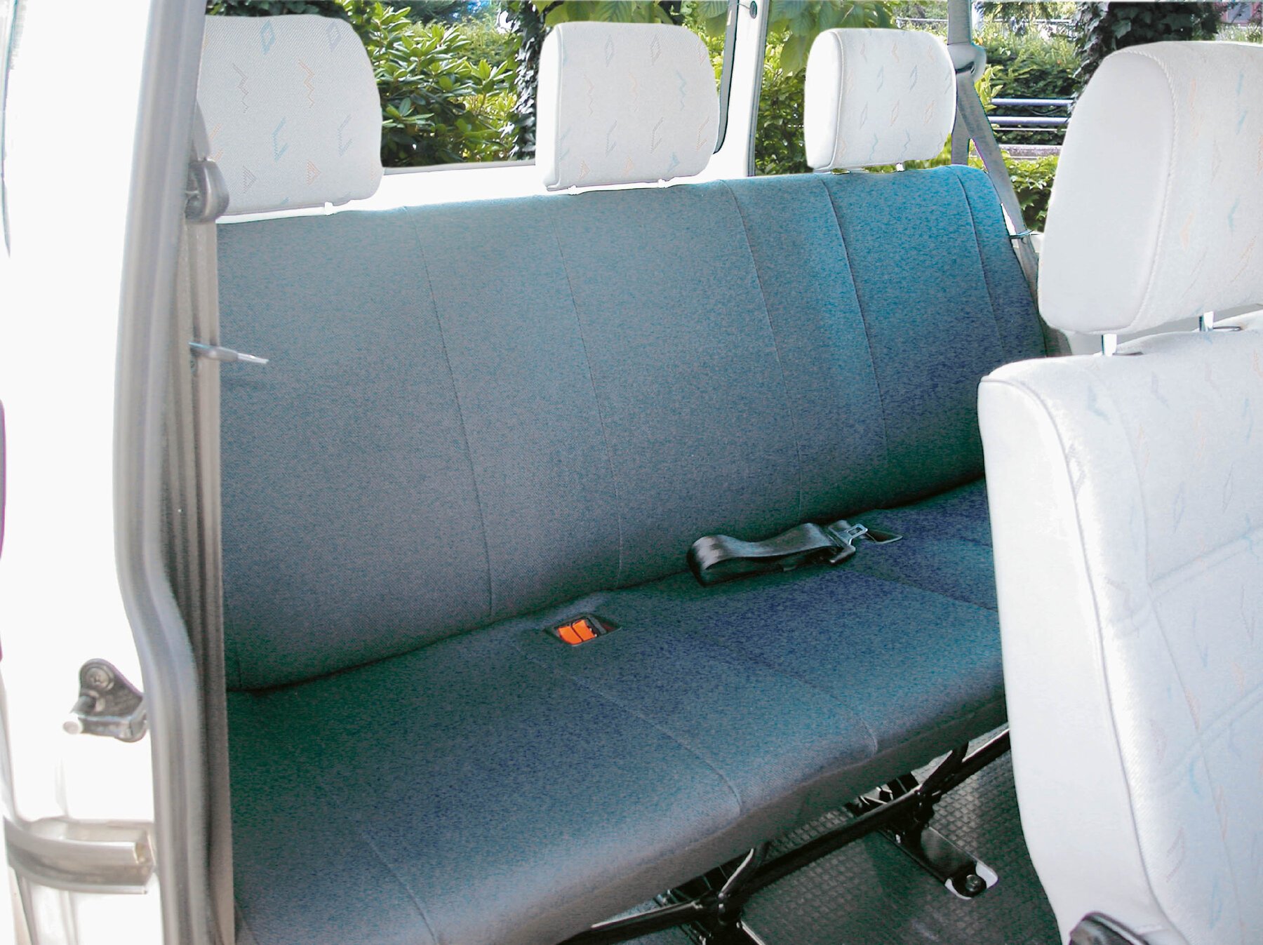 Car Seat cover Transporter made of fabric for VW T4, 3-seater bench