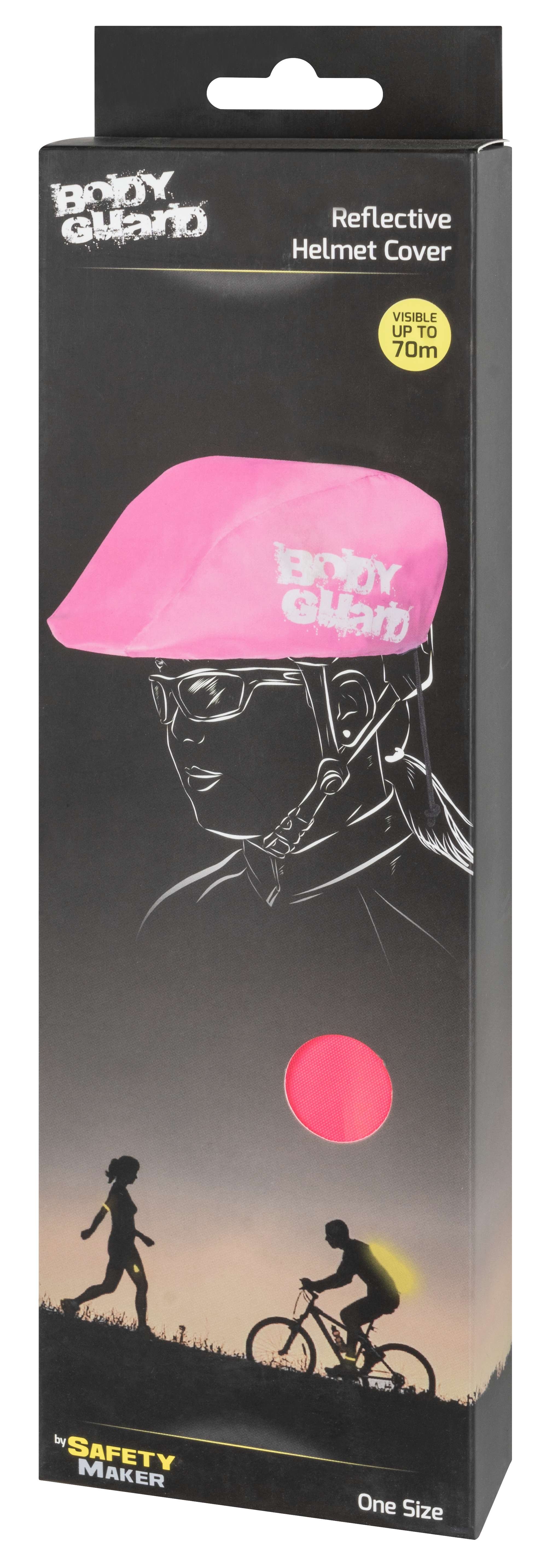 Copri casco rosa
