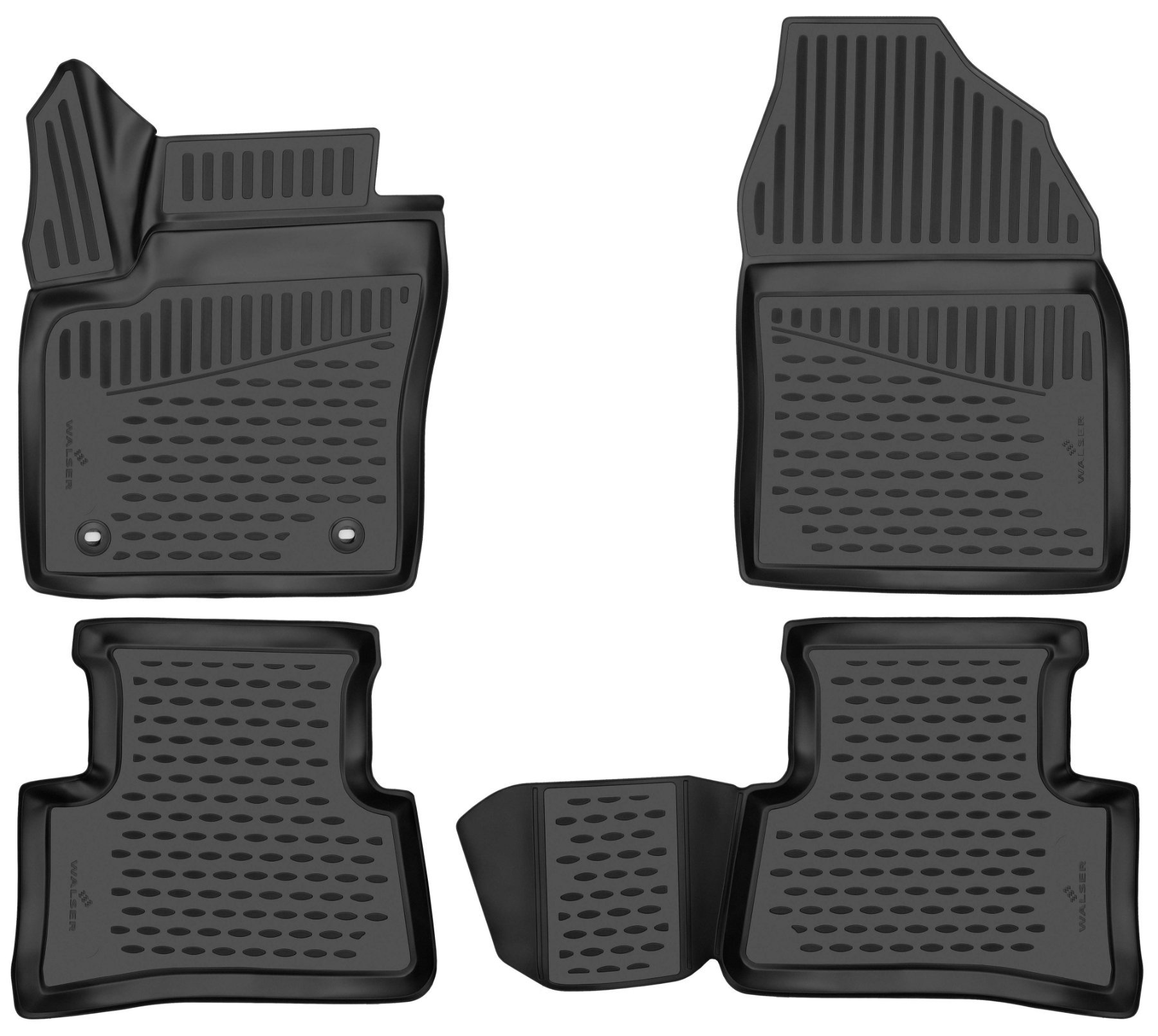 XTR Rubber mats for Toyota C-HR (X1) 10/2016-Today, front-wheel drive