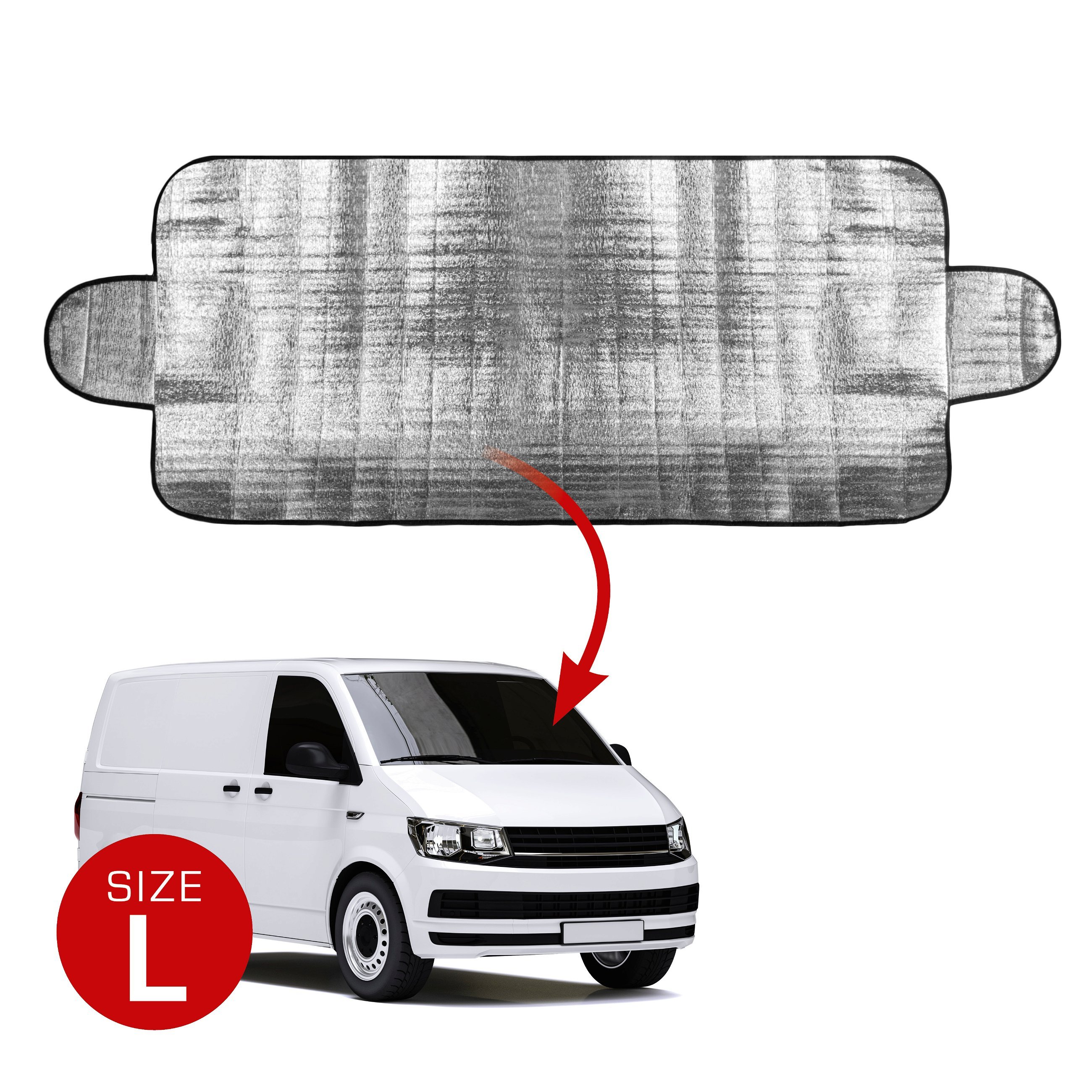 Auto-Sonnenschutz, PKW-Thermoschutz, Autoscheiben-Abdeckung 230x110 cm, Auto-Sonnenschutz, PKW-Thermoschutz, Autoscheiben-Abdeckung 230x110 cm, Sonnenschutz, Komfort im Auto, Komfort & Zubehör