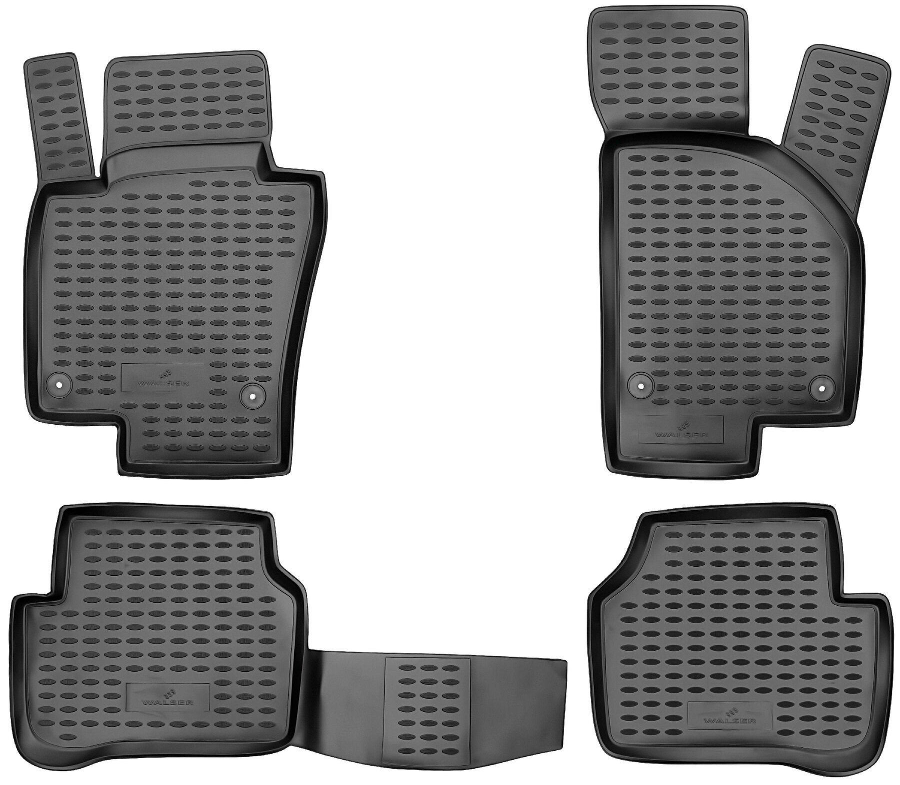 Tapis en caoutchouc XTR pour VW Passat (B7) 2010 - 2015, Passat Variant 2010 - 2015, Passat Alltrack 2012 - 2014