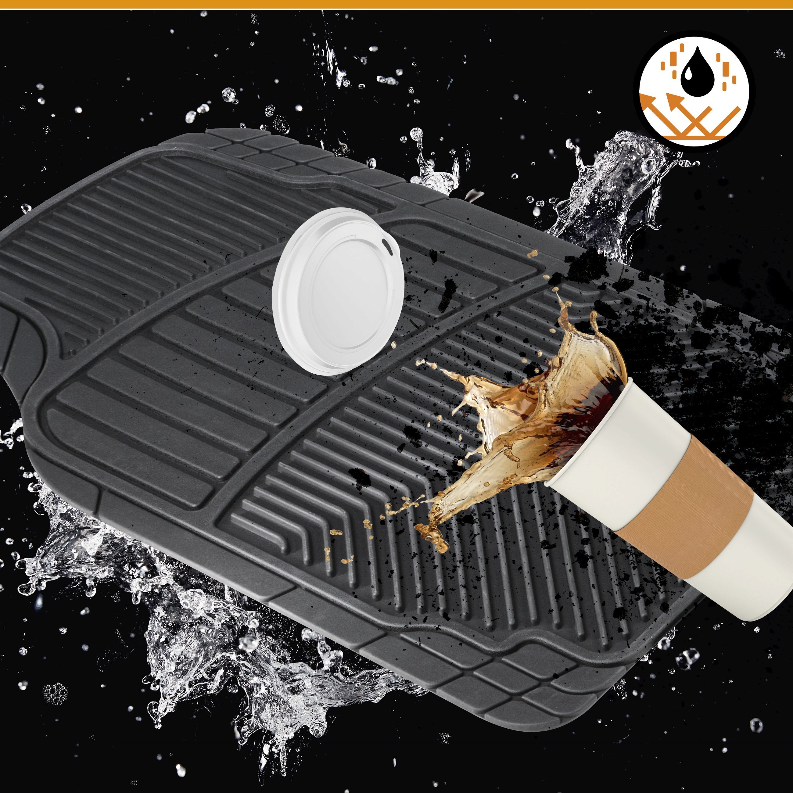 Car Rubber mats Priscus, cut to size