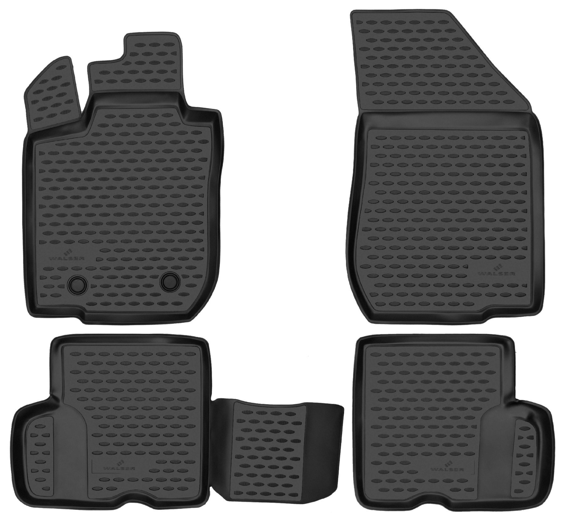Tapis en caoutchouc XTR pour Dacia Logan MCV (KS) 02/2007-Auj., 5 sièges