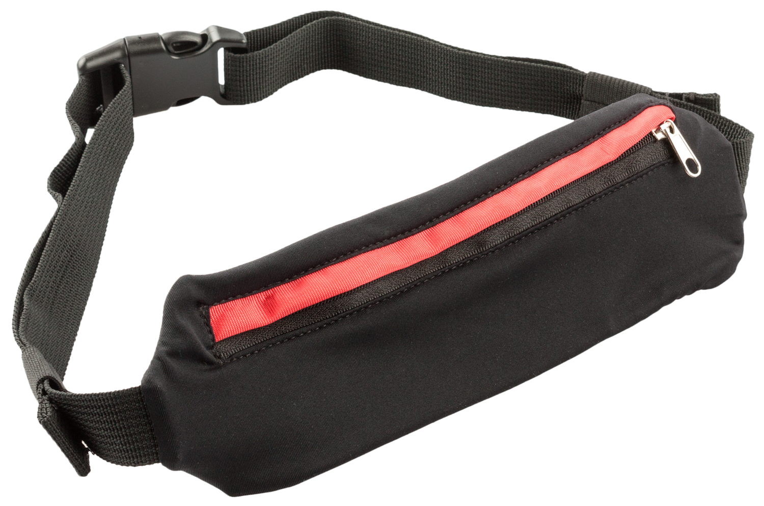 LED belt bag black-red