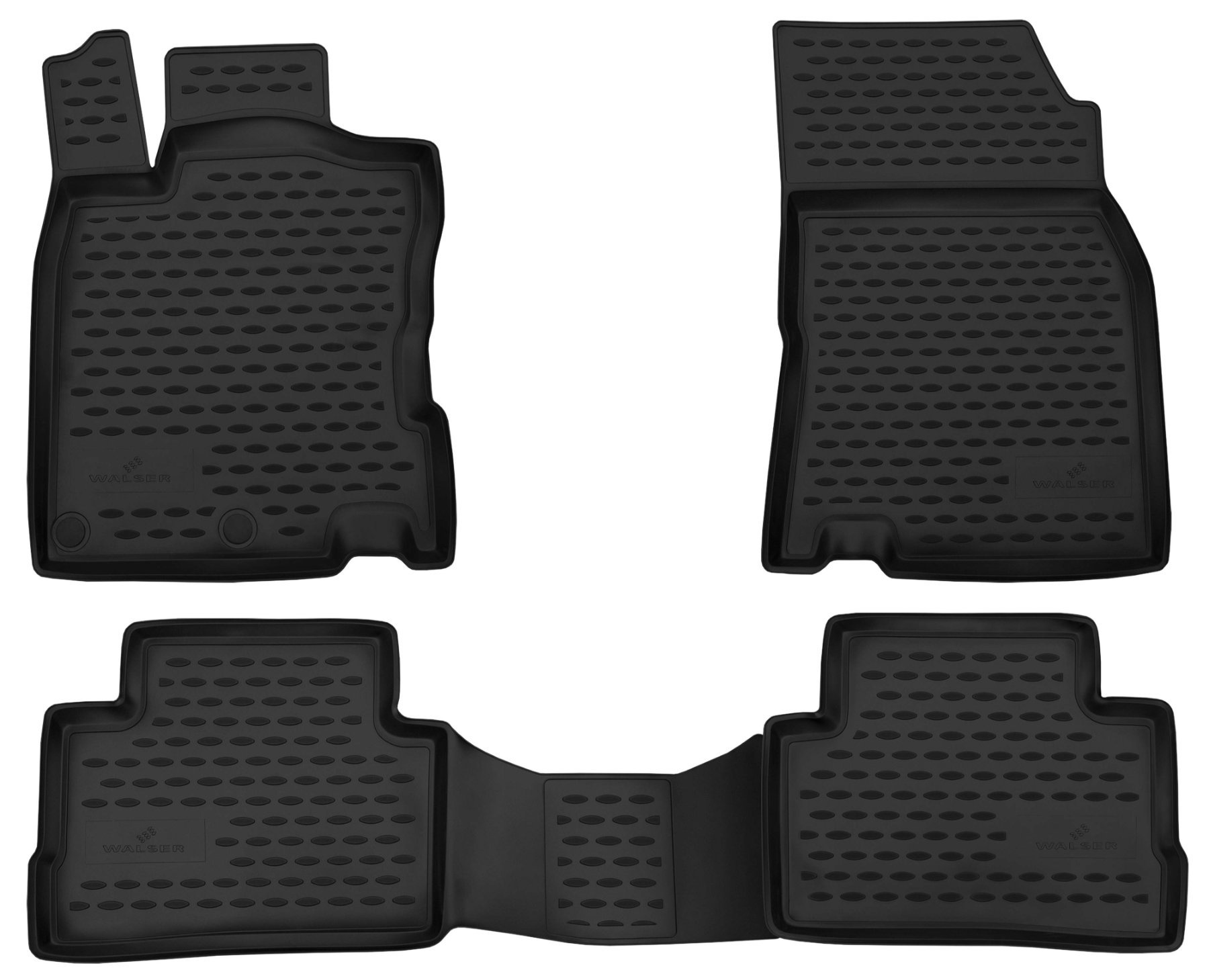 Tappetini in gomma per auto su misura XTR per Nissan Qashqai II SUV (J11) 11/2013- Oggi