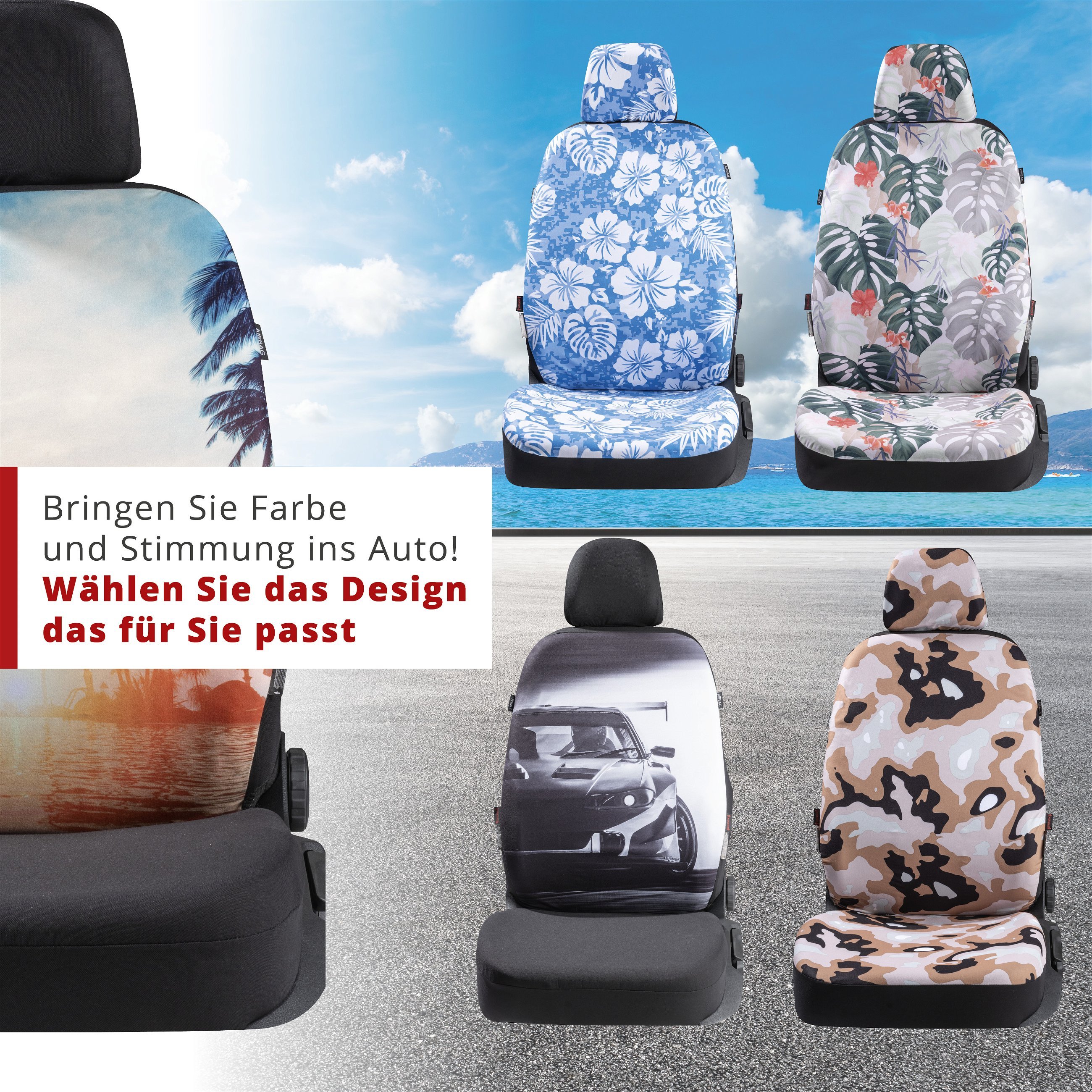 Autositzbezug Beach, PKW-Schonbezug Einzelsitz Beach-Design, Autositzbezug  Beach, PKW-Schonbezug Einzelsitz Beach-Design, Stoff Sitzbezüge, Sitzbezüge und Sitzauflagen für PKWs, Autositzbezüge & Auflagen