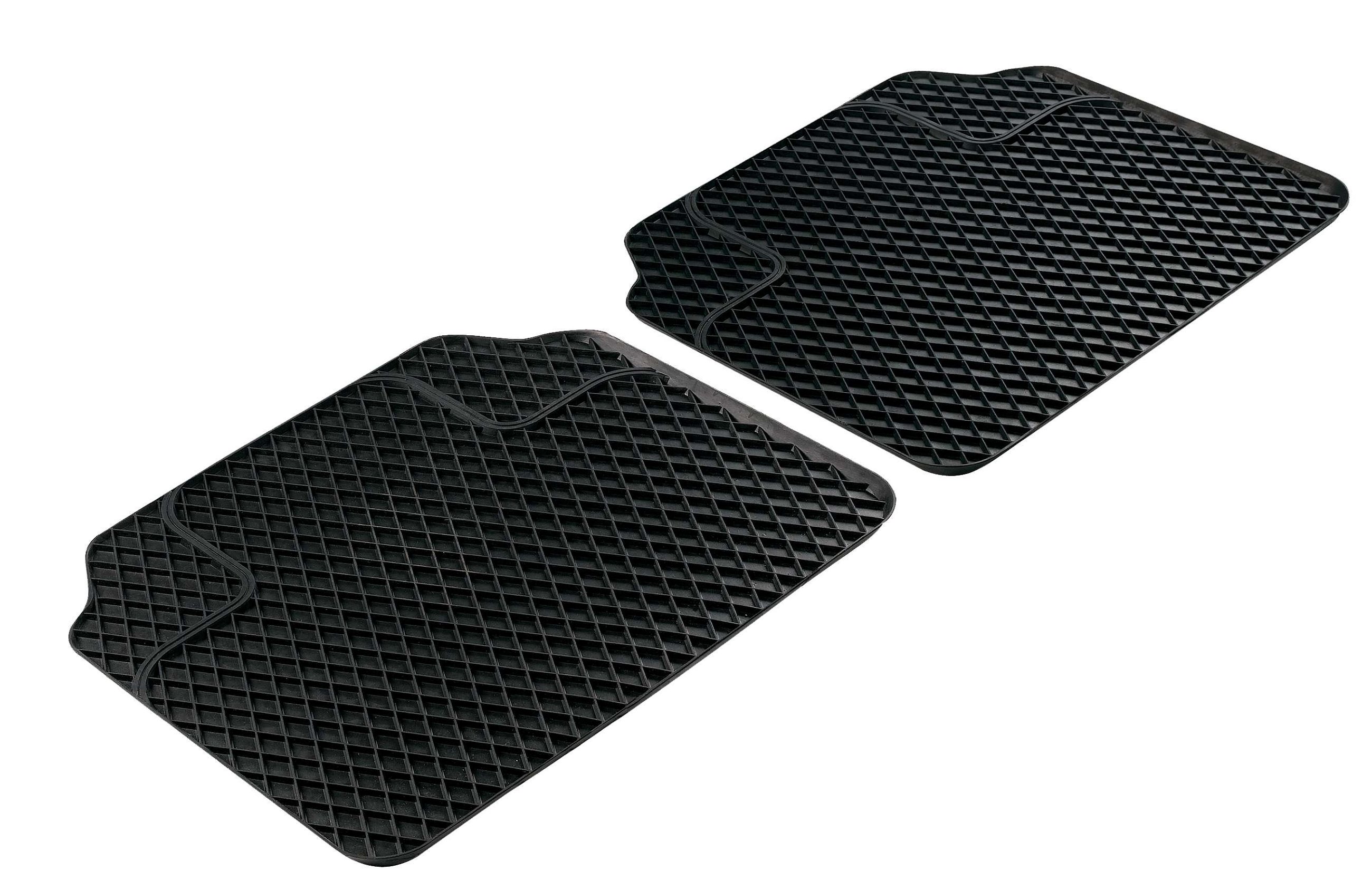 Rubber mats for Robust Back mats black