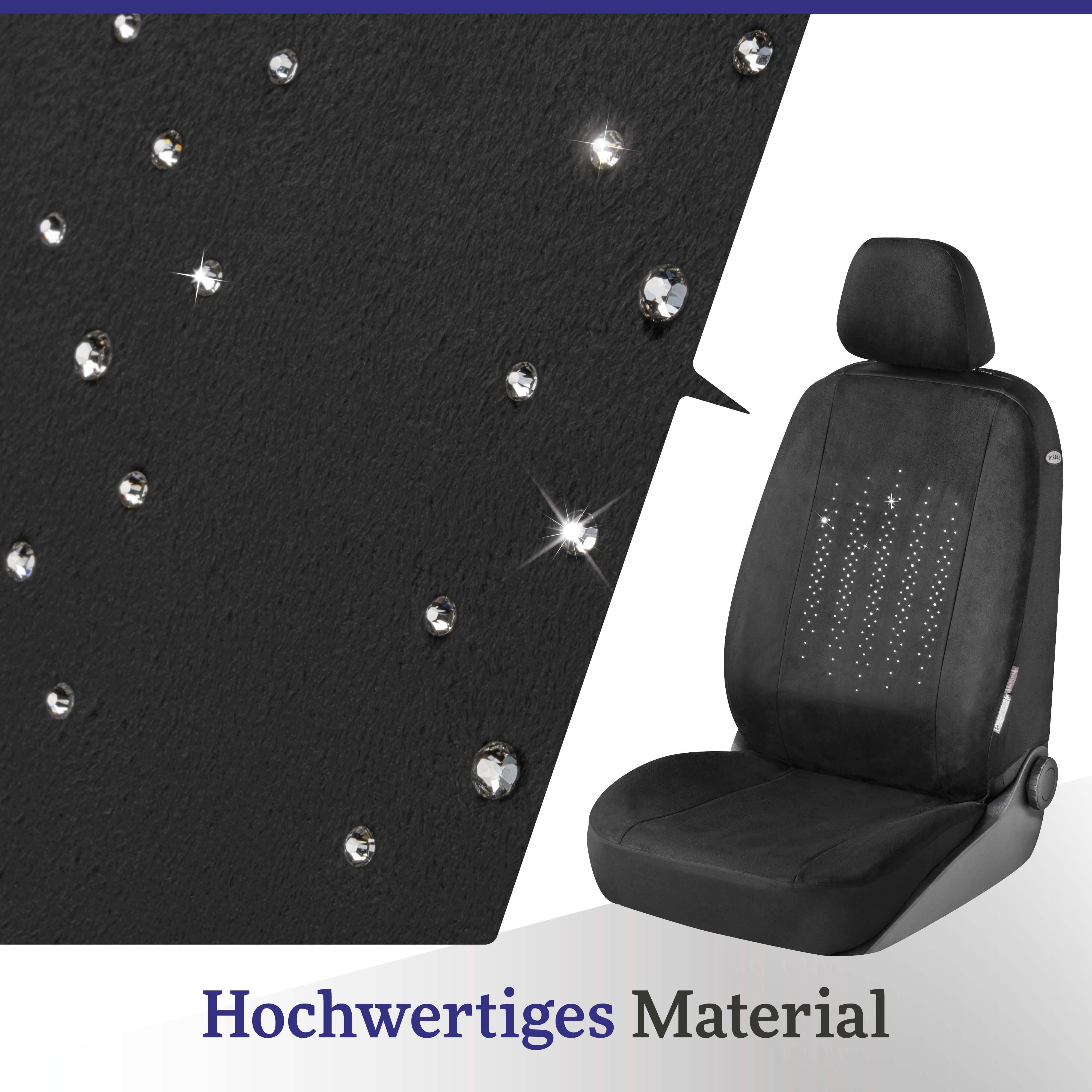 Autositzbezug Julia verziert mit Kristallen von Swarovski® für einen Vordersitz